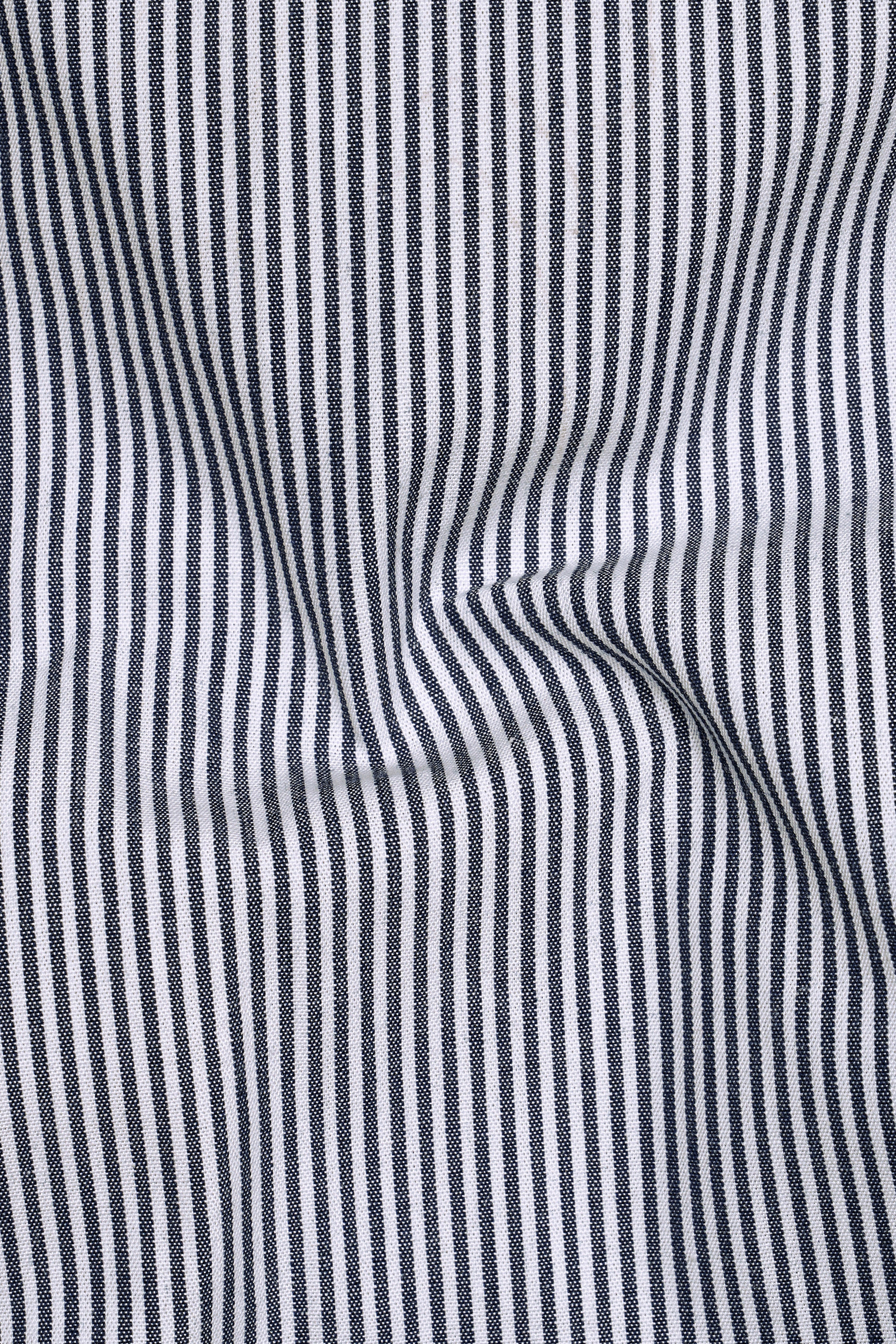 Fedora Gray and White Pinstriped Royal Oxford Shirt