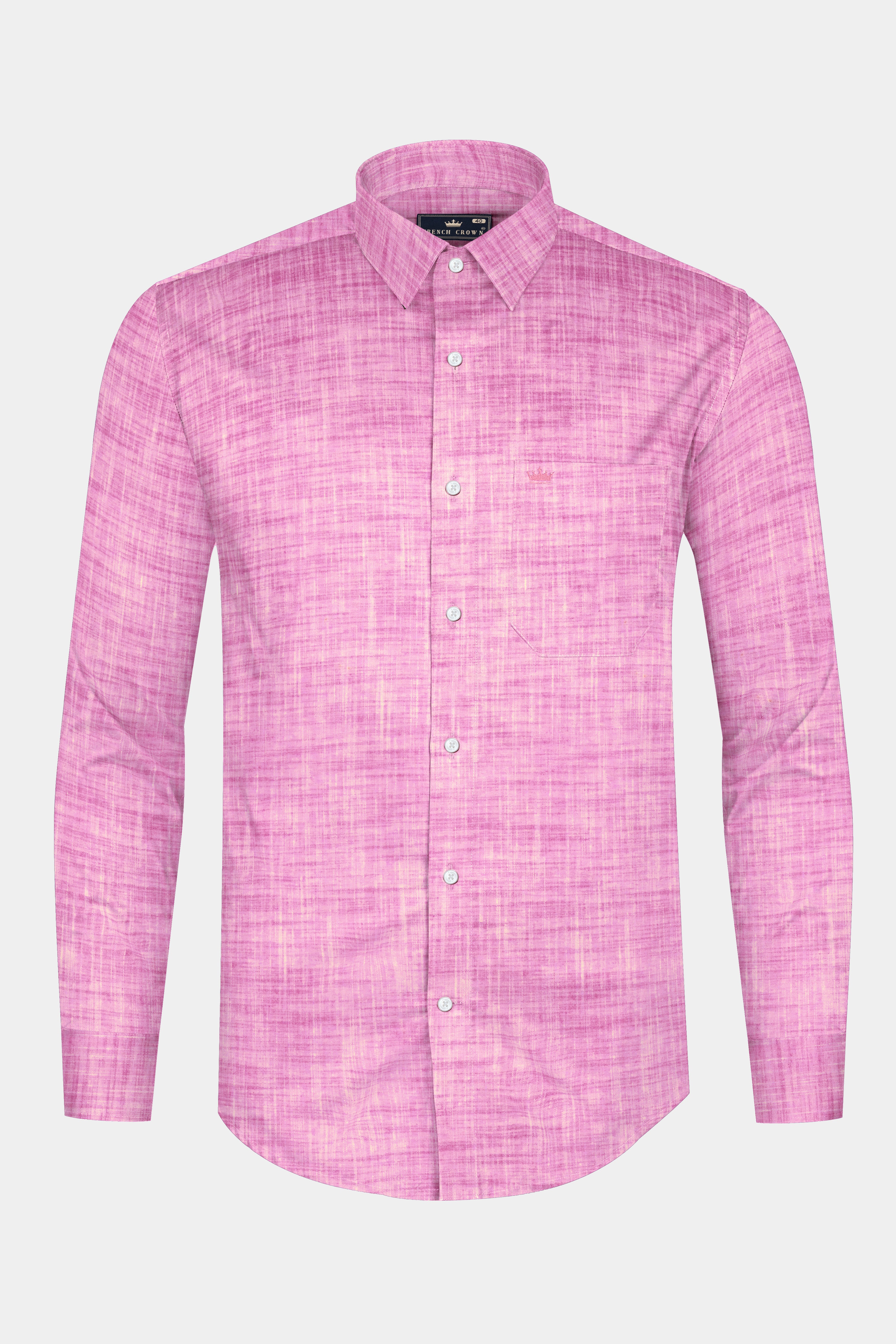 Mulberry Pink Luxurious Linen Shirt