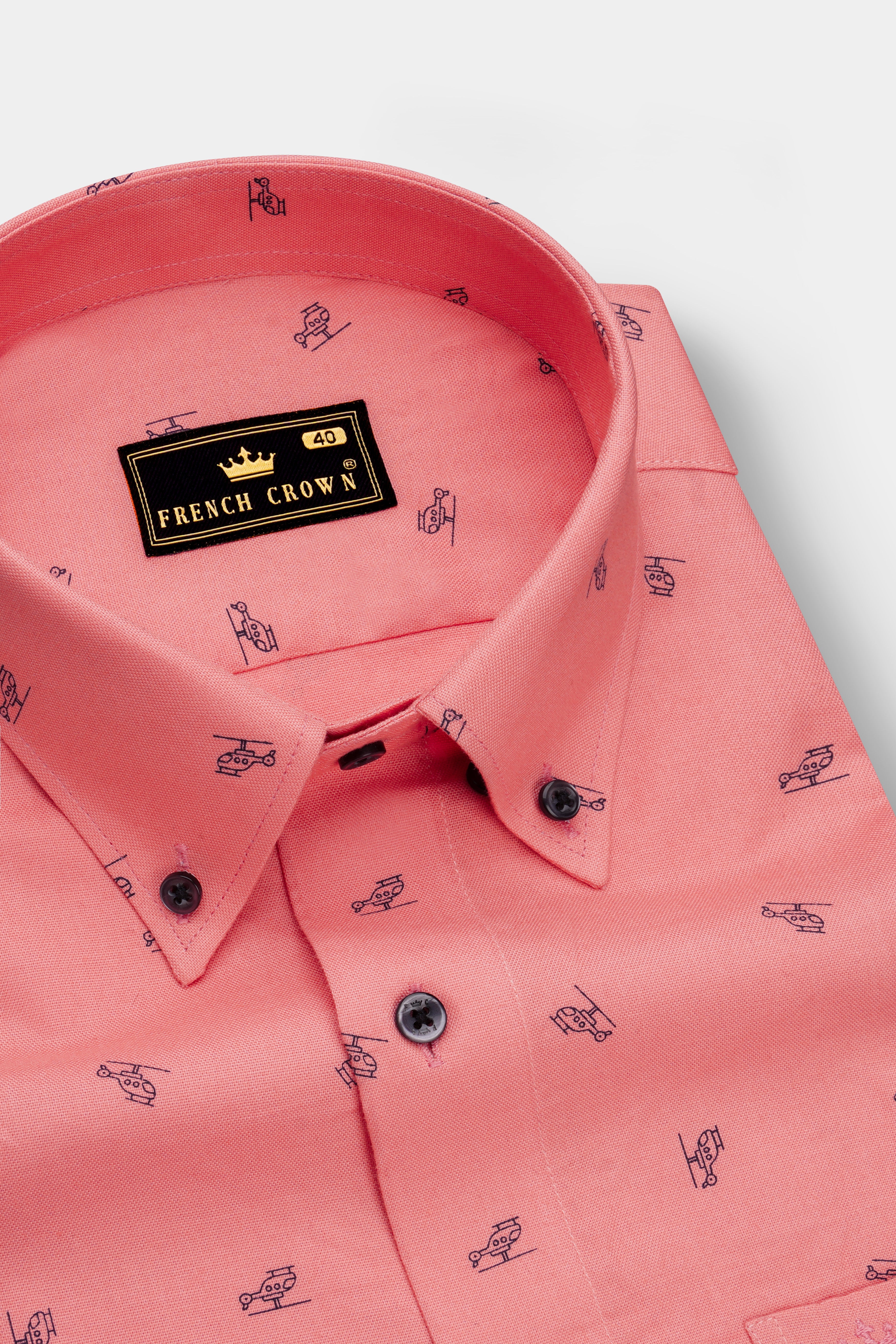 Tonys Pink Royal Oxford Shirt