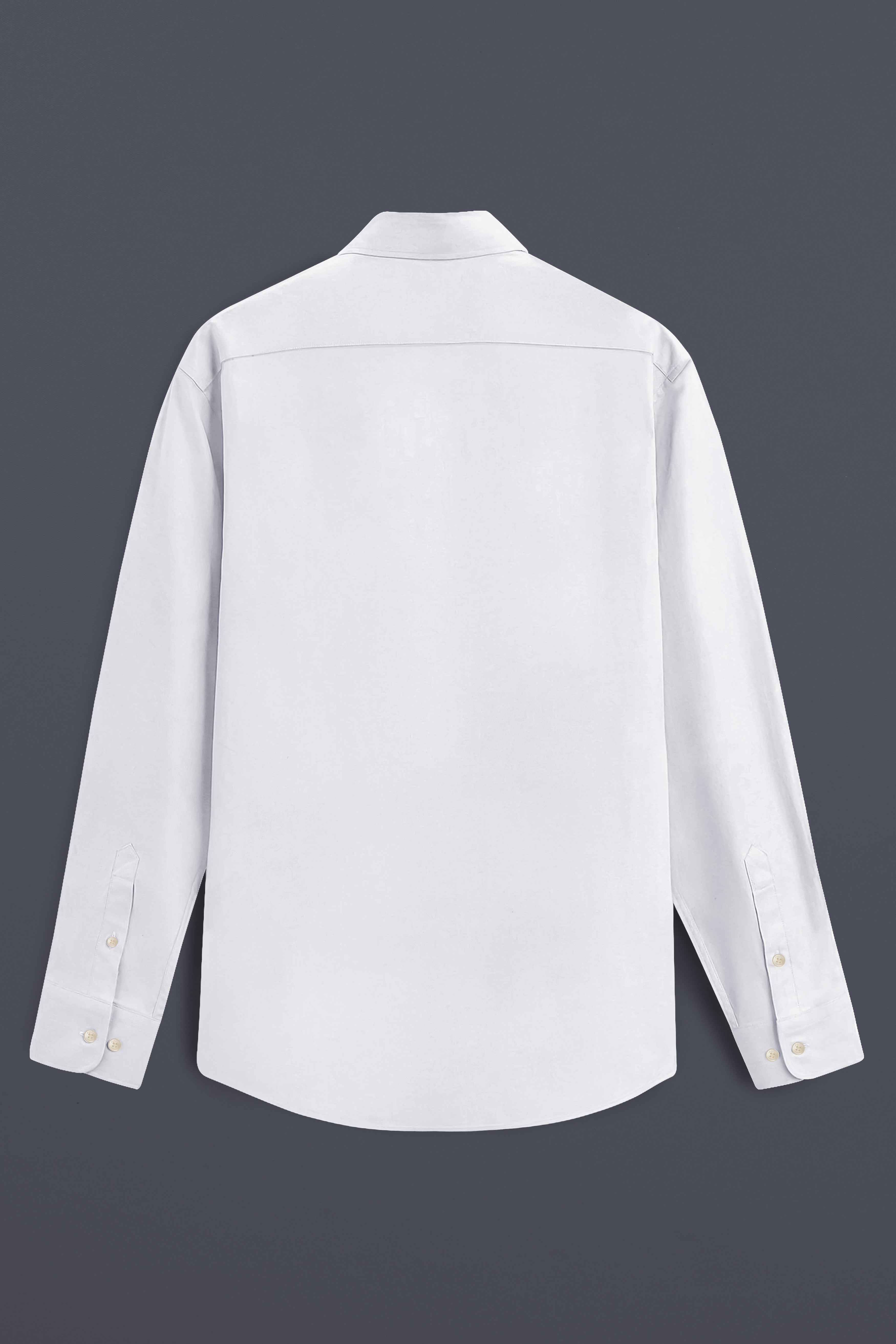 Bright White with Frame Printed Patch Pocket Super Soft Premium Cotton Designer Shirt
