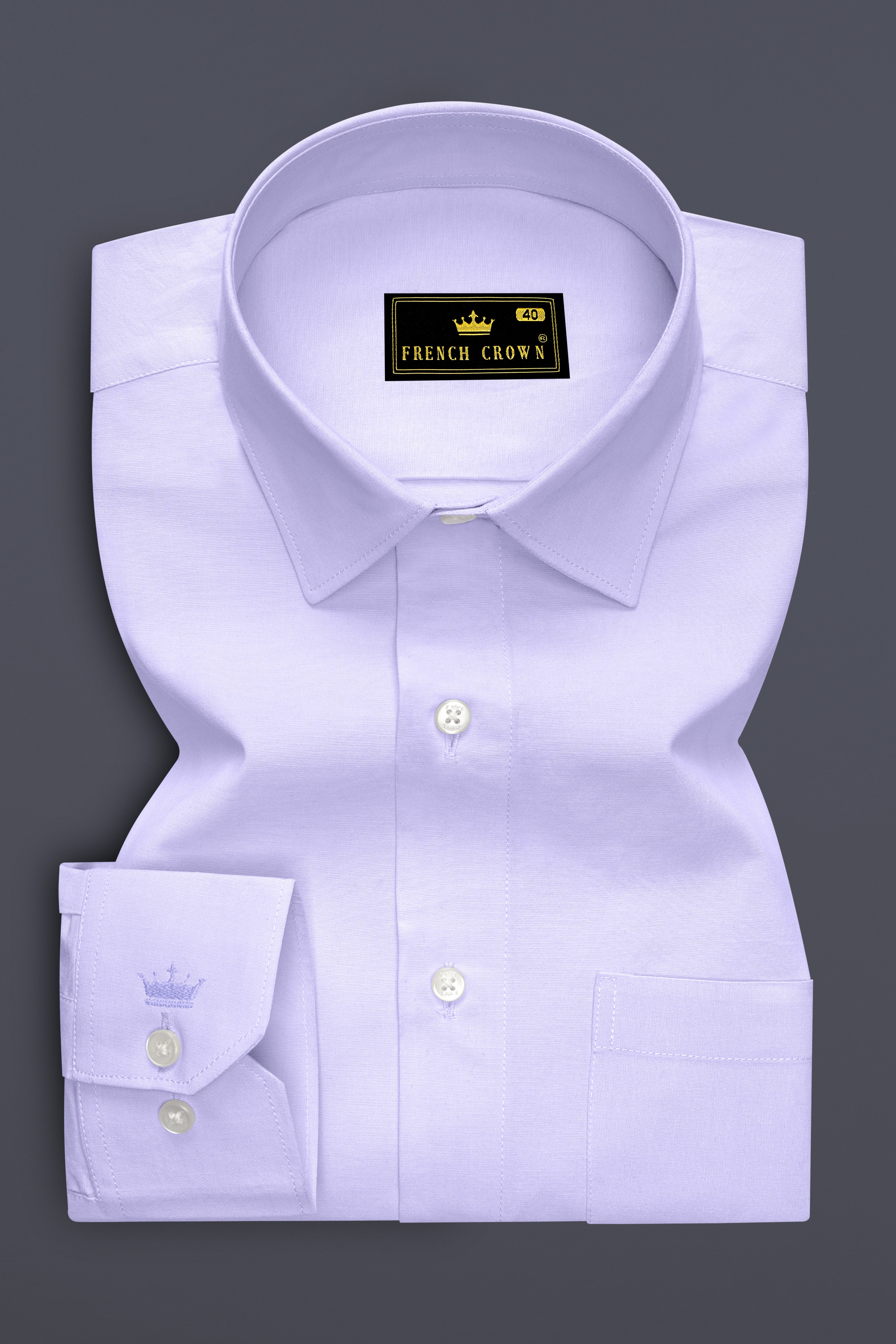 Mercury Purple Premium Cotton Shirt