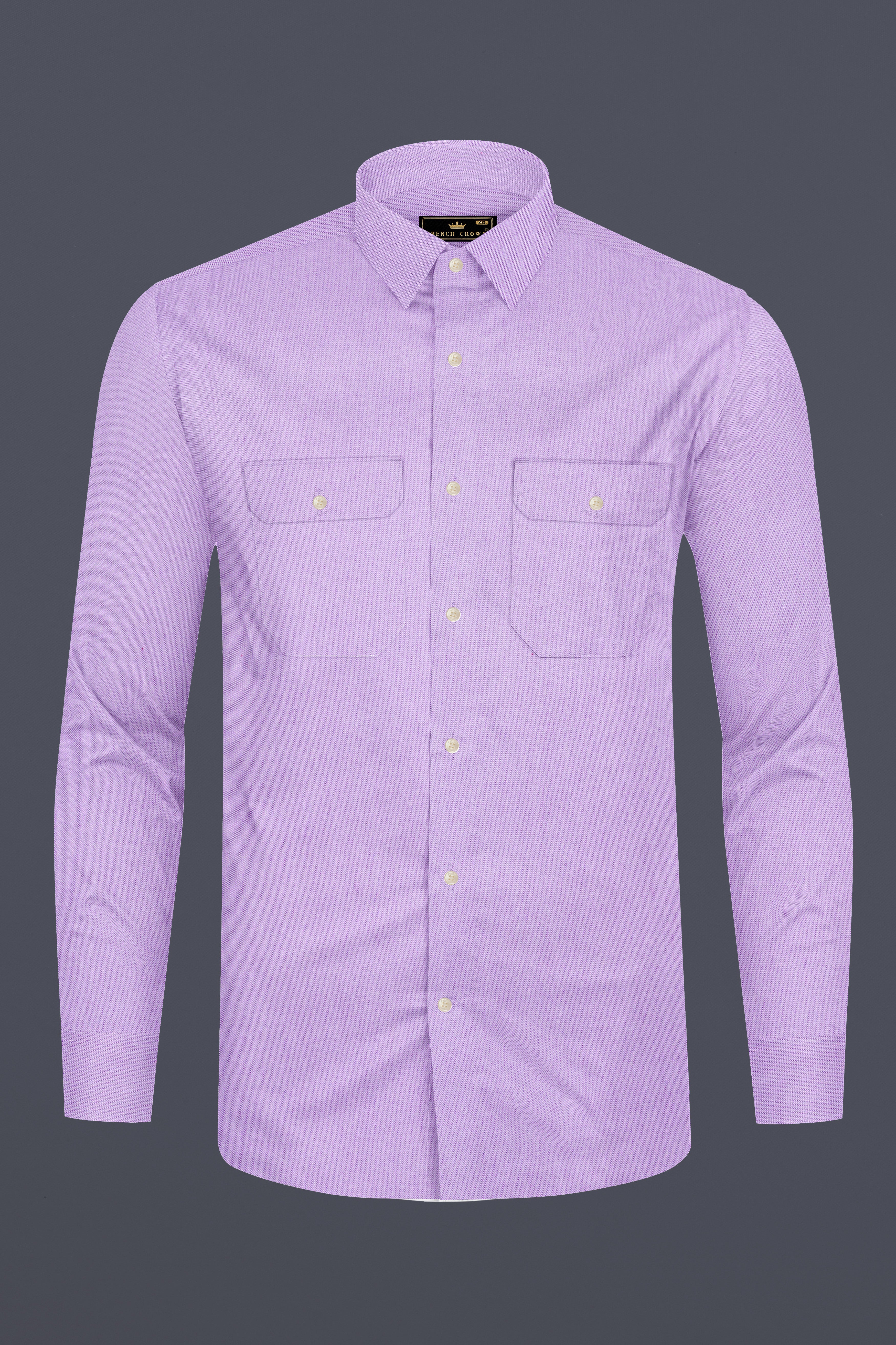 Prelude Purple Royal Oxford Overshirt/Shacket