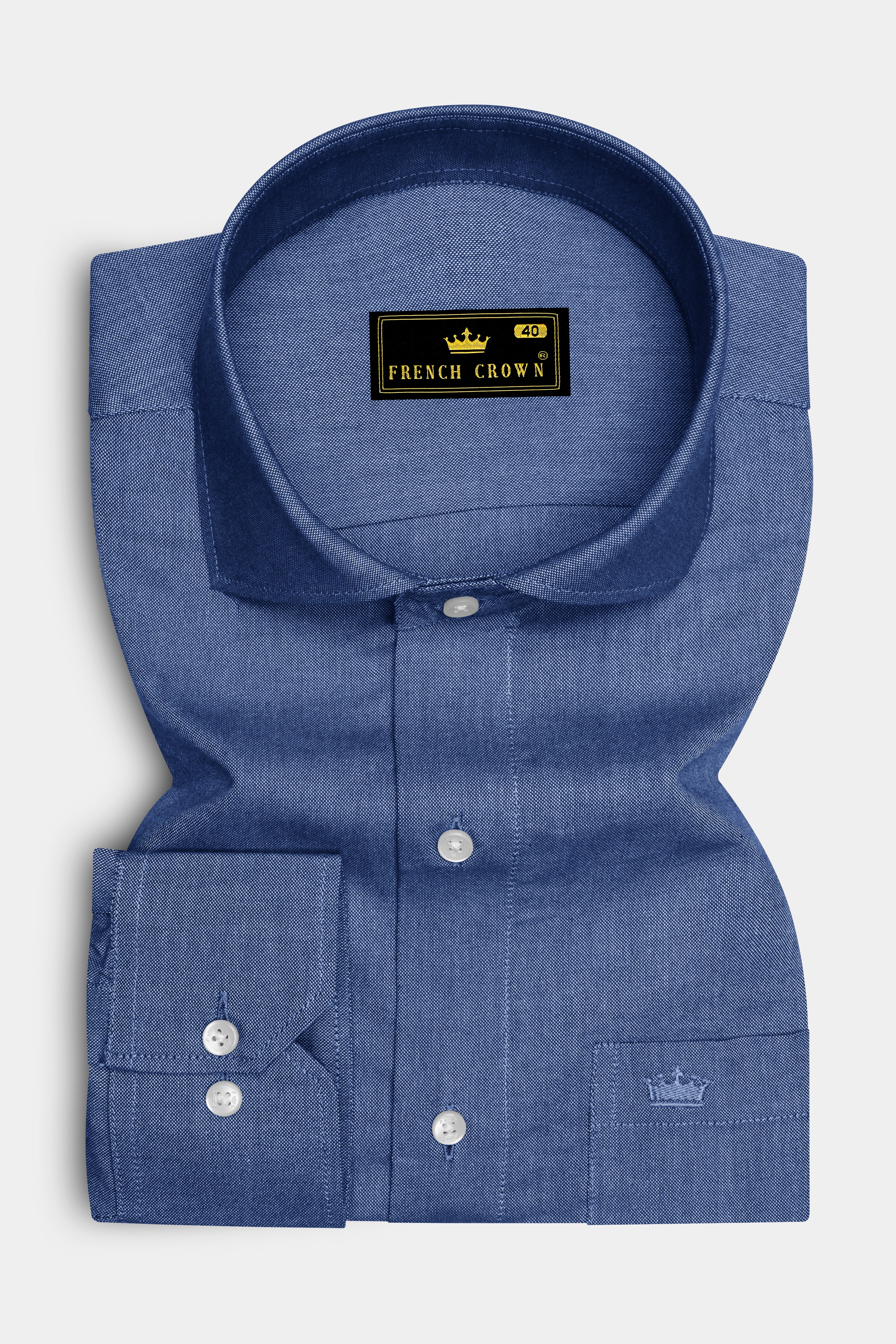 Slate Blue Royal Oxford Shirt