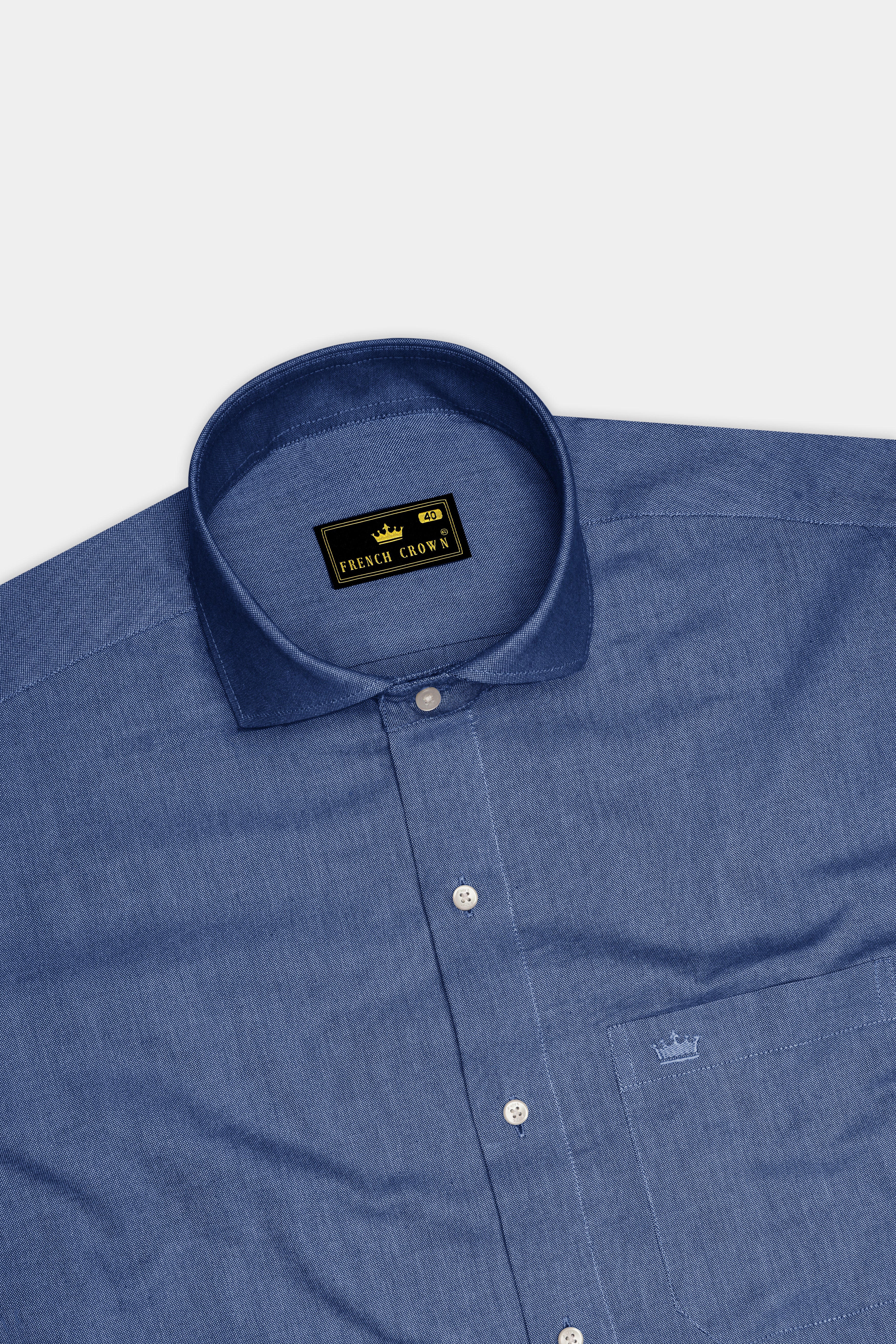 Slate Blue Royal Oxford Shirt
