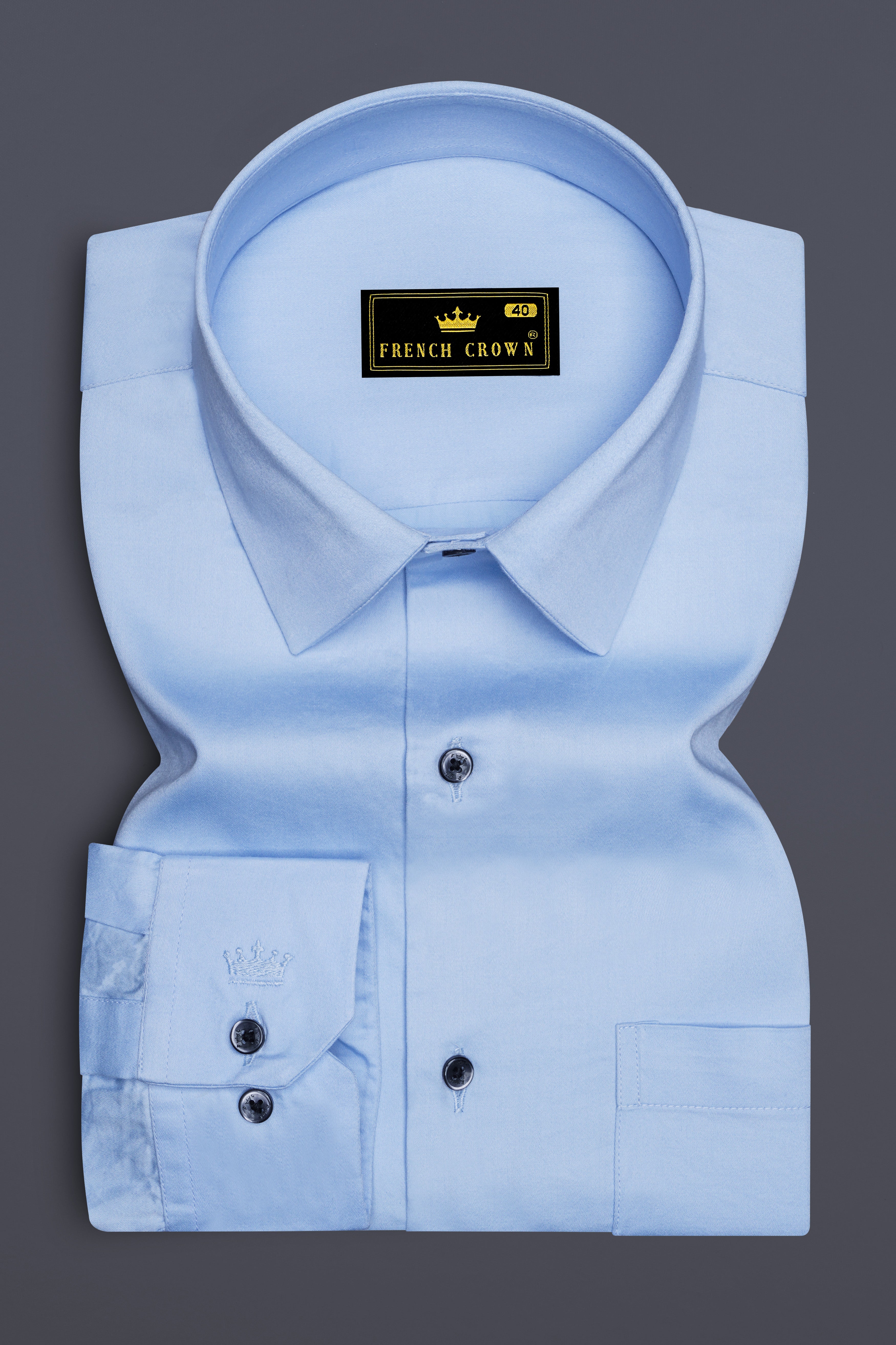 Tropical  Blue Super Soft Premium Cotton Shirt