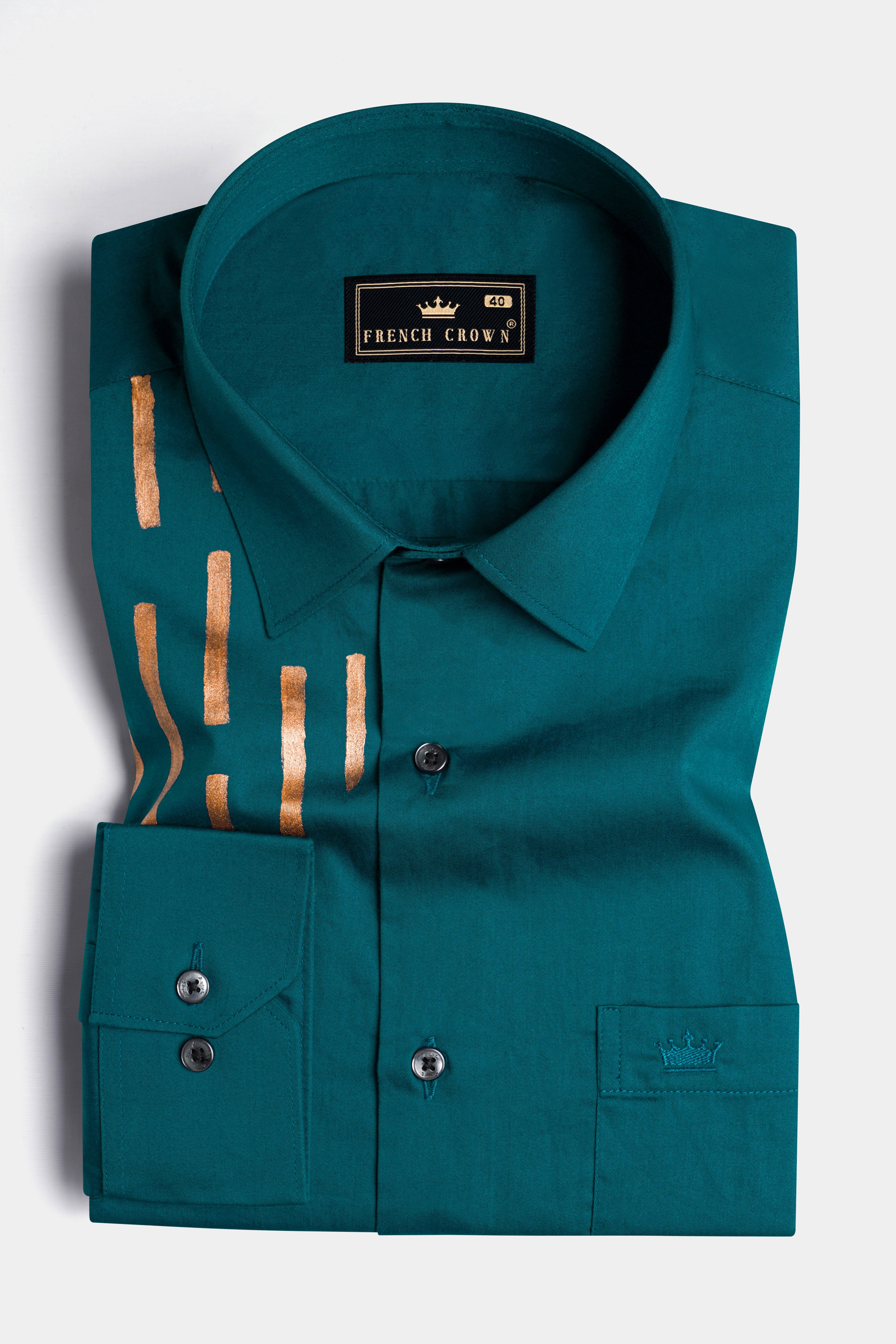 Teal Blue Hand Painted Super Soft Premium Cotton Designer Shirt 8679-BLK-ART01-38, 8679-BLK-ART01-H-38, 8679-BLK-ART01-39, 8679-BLK-ART01-H-39, 8679-BLK-ART01-40, 8679-BLK-ART01-H-40, 8679-BLK-ART01-42, 8679-BLK-ART01-H-42, 8679-BLK-ART01-44, 8679-BLK-ART01-H-44, 8679-BLK-ART01-46, 8679-BLK-ART01-H-46, 8679-BLK-ART01-48, 8679-BLK-ART01-H-48, 8679-BLK-ART01-50, 8679-BLK-ART01-H-50, 8679-BLK-ART01-52, 8679-BLK-ART01-H-52