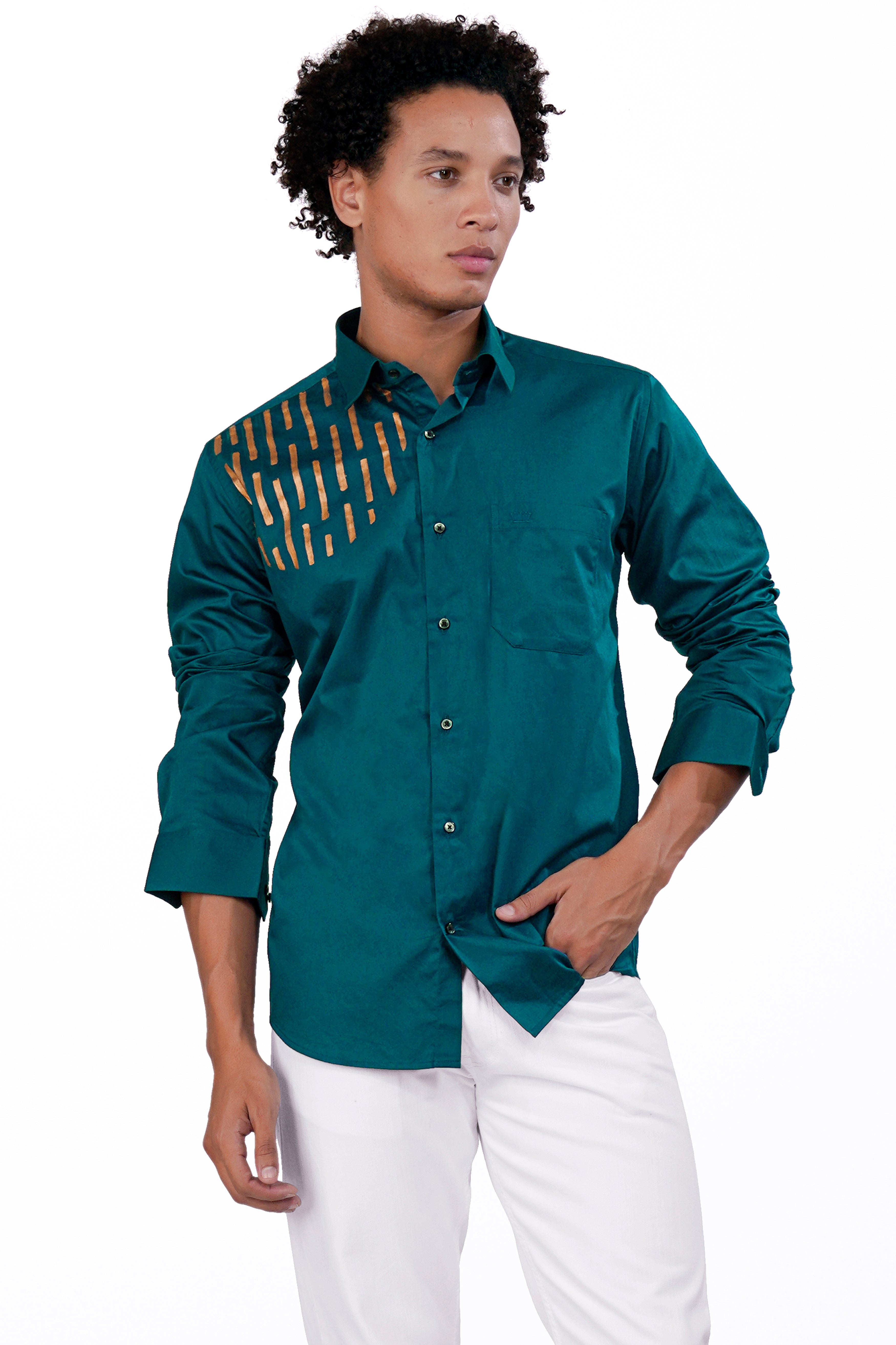 Teal Blue Hand Painted Super Soft Premium Cotton Designer Shirt 8679-BLK-ART01-38, 8679-BLK-ART01-H-38, 8679-BLK-ART01-39, 8679-BLK-ART01-H-39, 8679-BLK-ART01-40, 8679-BLK-ART01-H-40, 8679-BLK-ART01-42, 8679-BLK-ART01-H-42, 8679-BLK-ART01-44, 8679-BLK-ART01-H-44, 8679-BLK-ART01-46, 8679-BLK-ART01-H-46, 8679-BLK-ART01-48, 8679-BLK-ART01-H-48, 8679-BLK-ART01-50, 8679-BLK-ART01-H-50, 8679-BLK-ART01-52, 8679-BLK-ART01-H-52