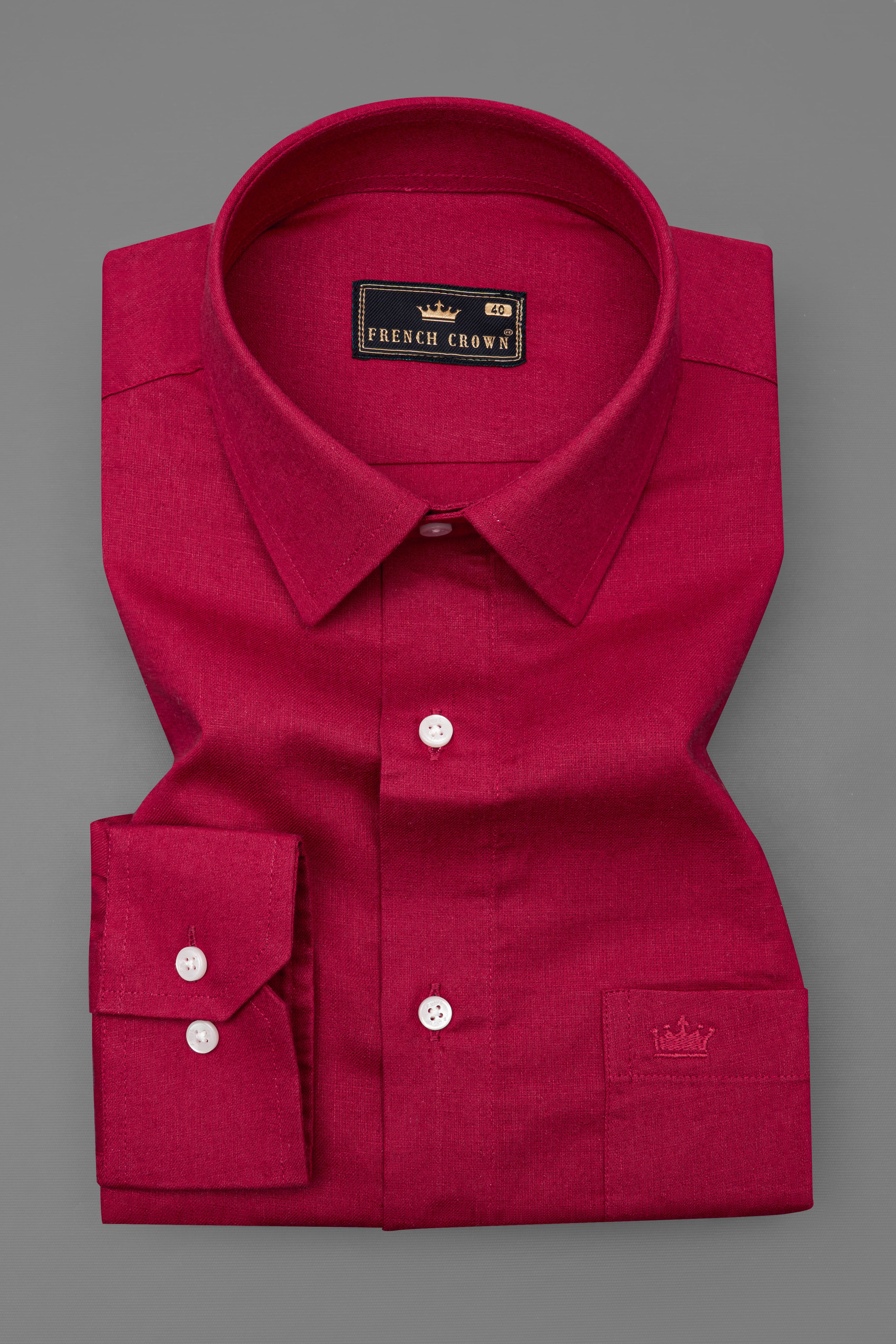 Burgundy Royal Oxford Shirt