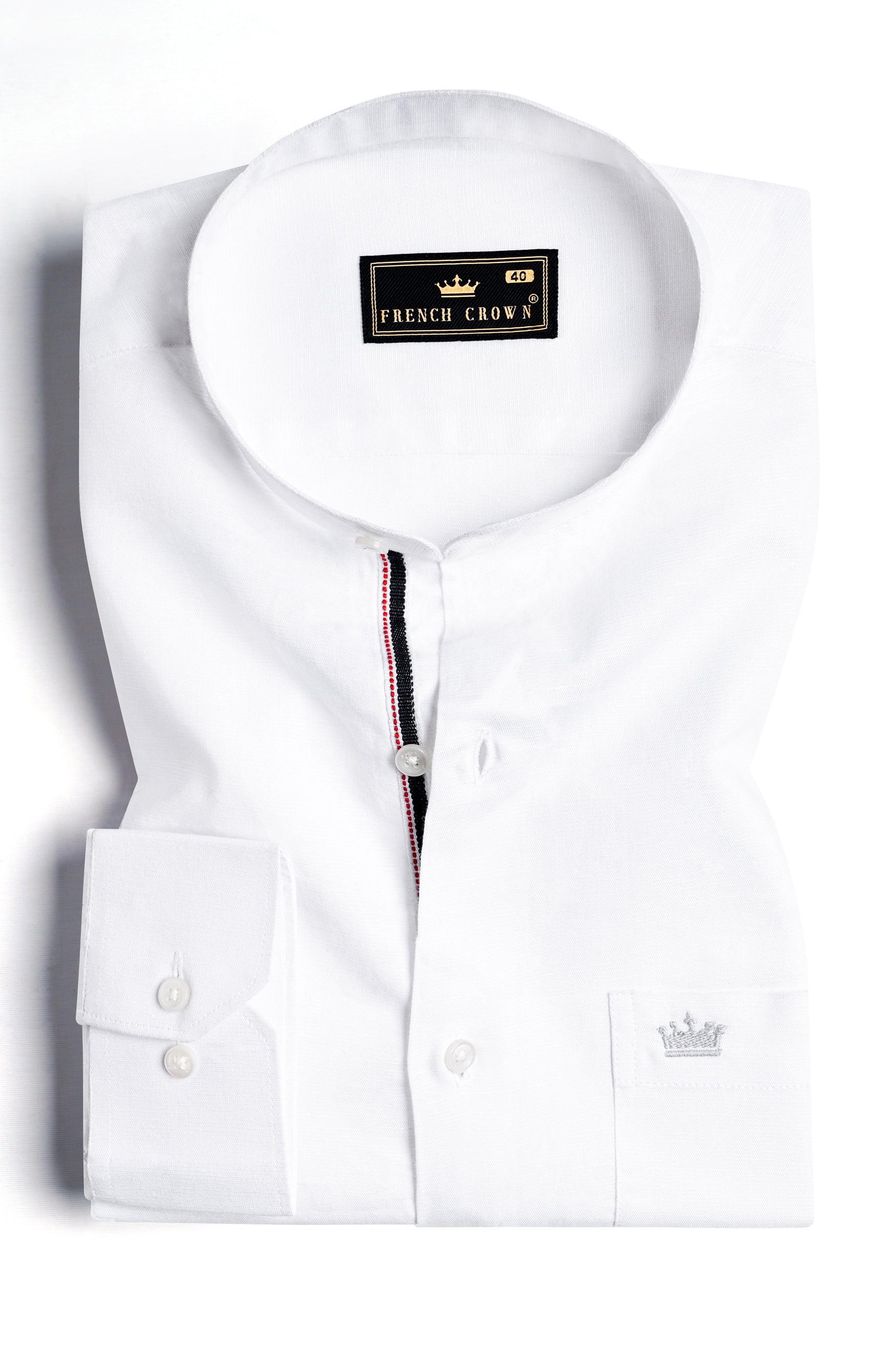 Snow White Luxurious Linen Shirt.