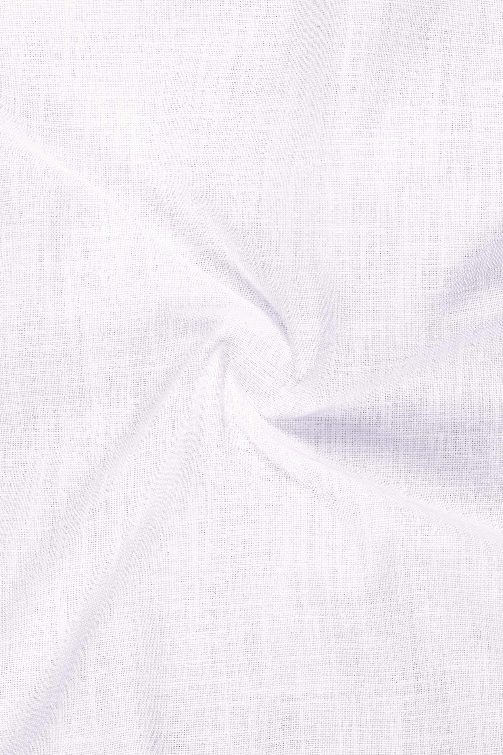 Snow White Luxurious Linen Shirt.