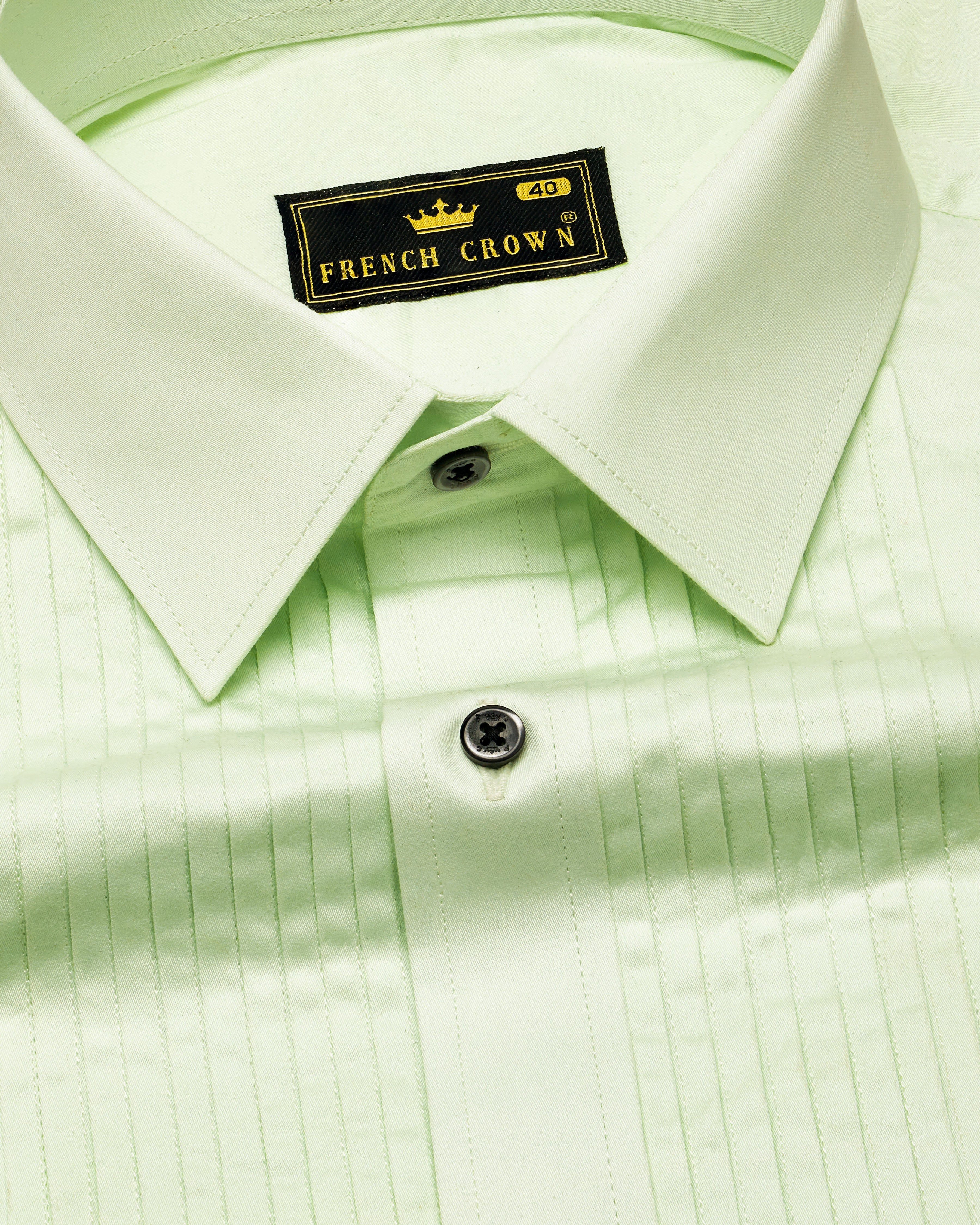 Surf Crest Green Subtle Sheen Snake Pleated Super Soft Premium Cotton Tuxedo Shirt 8854-BLK-TXD-38, 8854-BLK-TXD-H-38, 8854-BLK-TXD-39, 8854-BLK-TXD-H-39, 8854-BLK-TXD-40, 8854-BLK-TXD-H-40, 8854-BLK-TXD-42, 8854-BLK-TXD-H-42, 8854-BLK-TXD-44, 8854-BLK-TXD-H-44, 8854-BLK-TXD-46, 8854-BLK-TXD-H-46, 8854-BLK-TXD-48, 8854-BLK-TXD-H-48, 8854-BLK-TXD-50, 8854-BLK-TXD-H-50, 8854-BLK-TXD-52, 8854-BLK-TXD-H-52