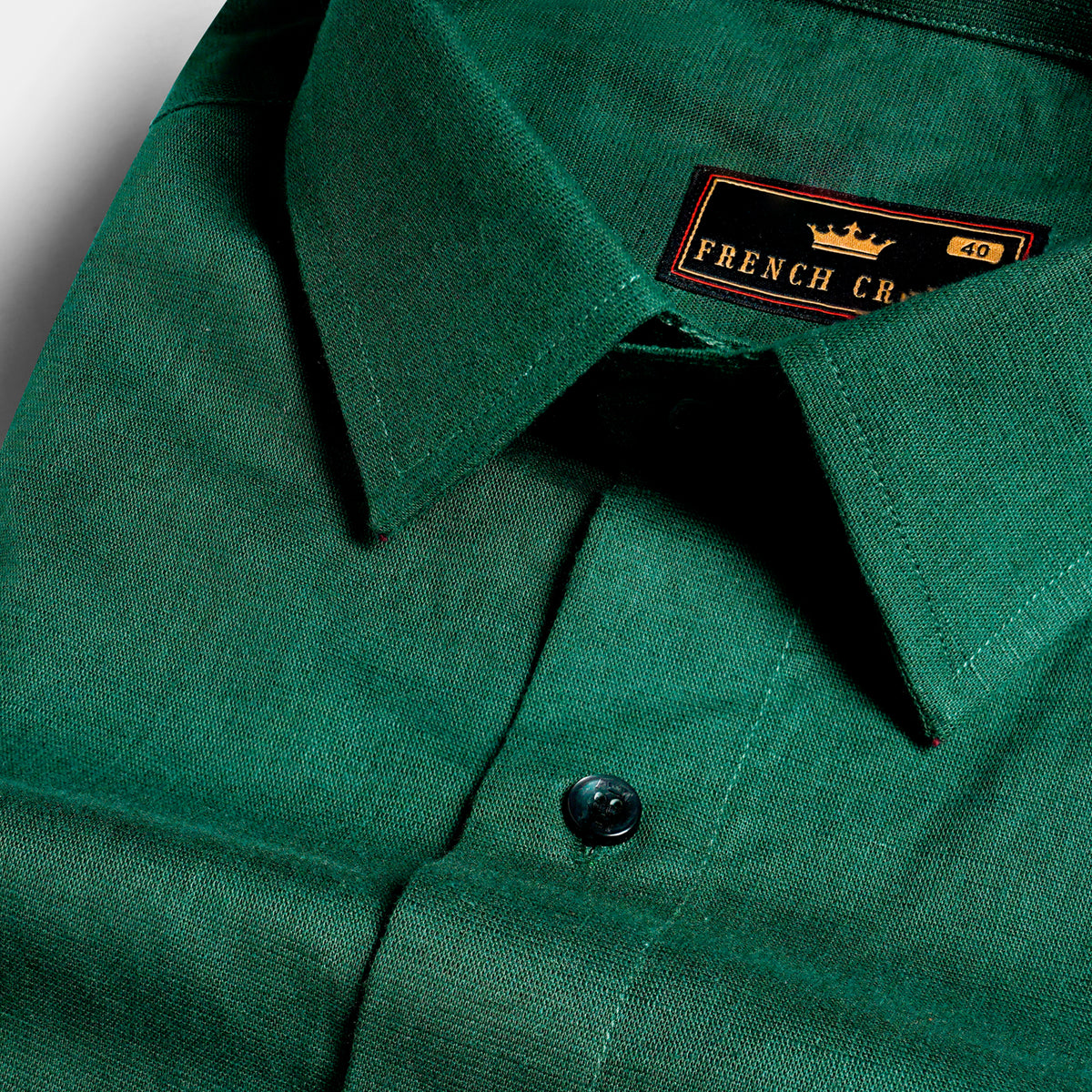emerald green dress shirt mens SLIM FIT Hunter Army for Men Boys Youth Easy iron MENS Solid Long Sleeve Premium