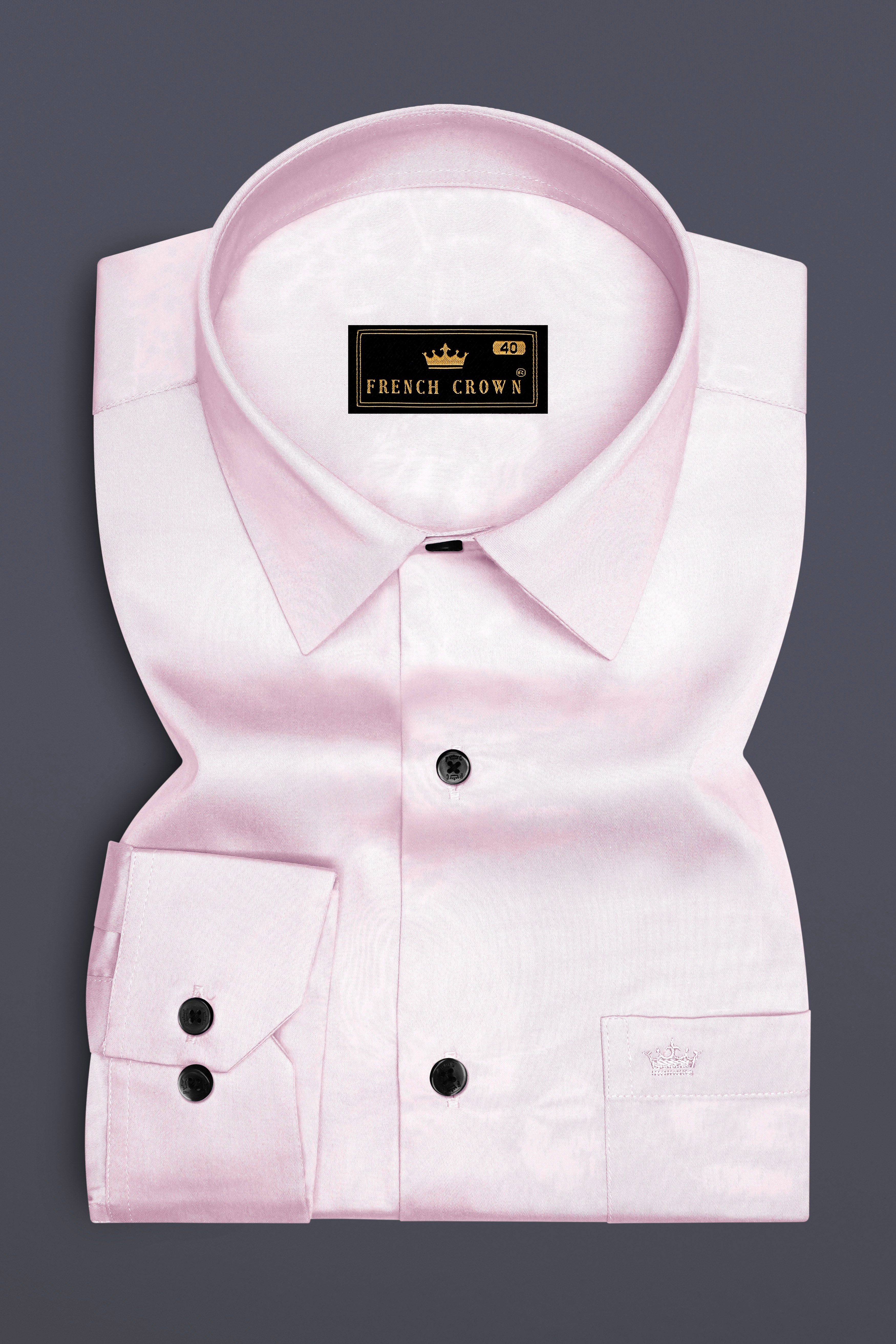 Pinocchio Pink Subtle Sheen Super Soft Premium Cotton Shirt