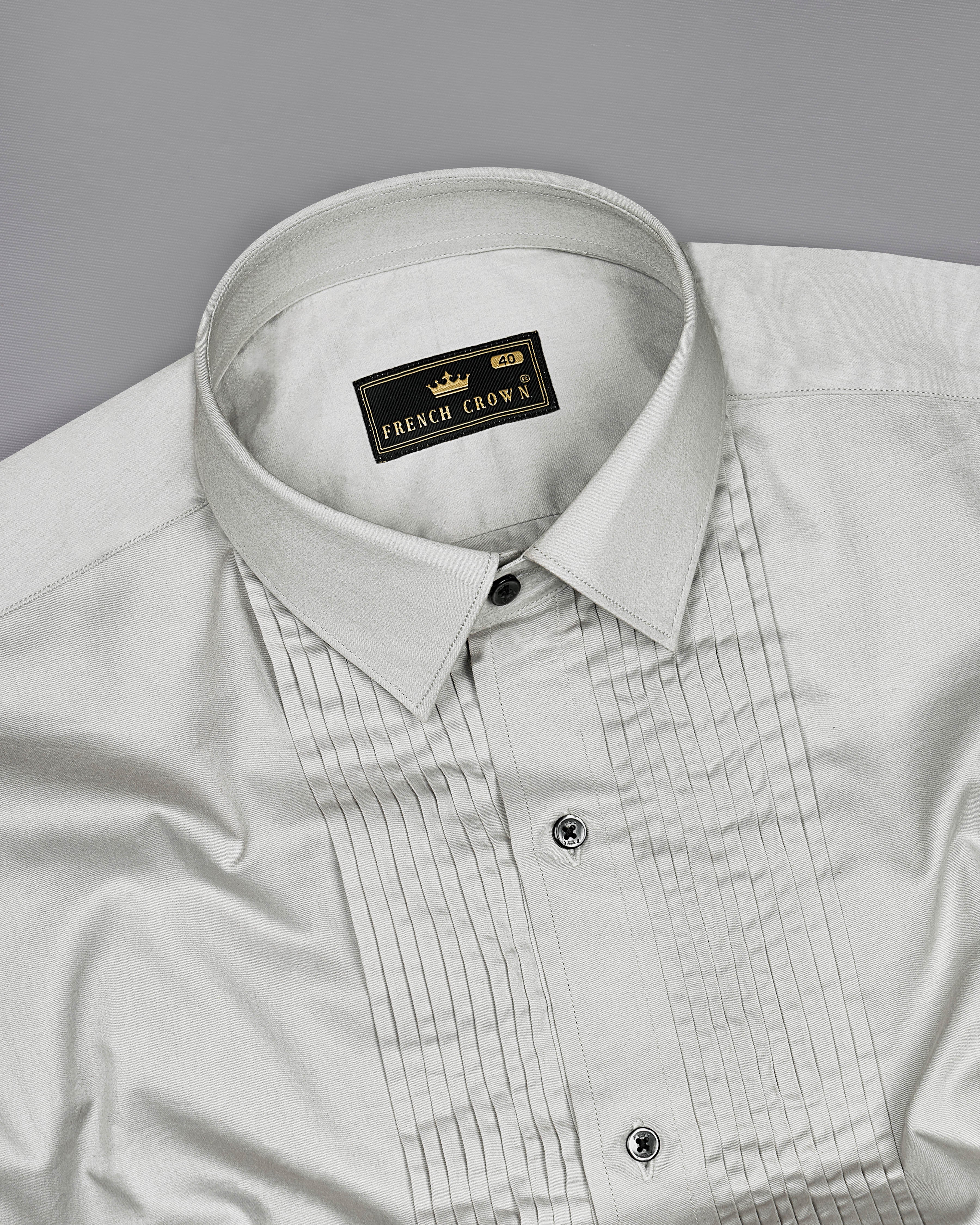  Celeste Grey Snake Pleated Super Soft Premium Cotton Tuxedo Shirt 8884-BLK-TXD-38, 8884-BLK-TXD-H-38,  8884-BLK-TXD-39,  8884-BLK-TXD-H-39,  8884-BLK-TXD-40,  8884-BLK-TXD-H-40,  8884-BLK-TXD-42,  8884-BLK-TXD-H-42,  8884-BLK-TXD-44,  8884-BLK-TXD-H-44,  8884-BLK-TXD-46,  8884-BLK-TXD-H-46,  8884-BLK-TXD-48,  8884-BLK-TXD-H-48,  8884-BLK-TXD-50,  8884-BLK-TXD-H-50,  8884-BLK-TXD-52,  8884-BLK-TXD-H-52