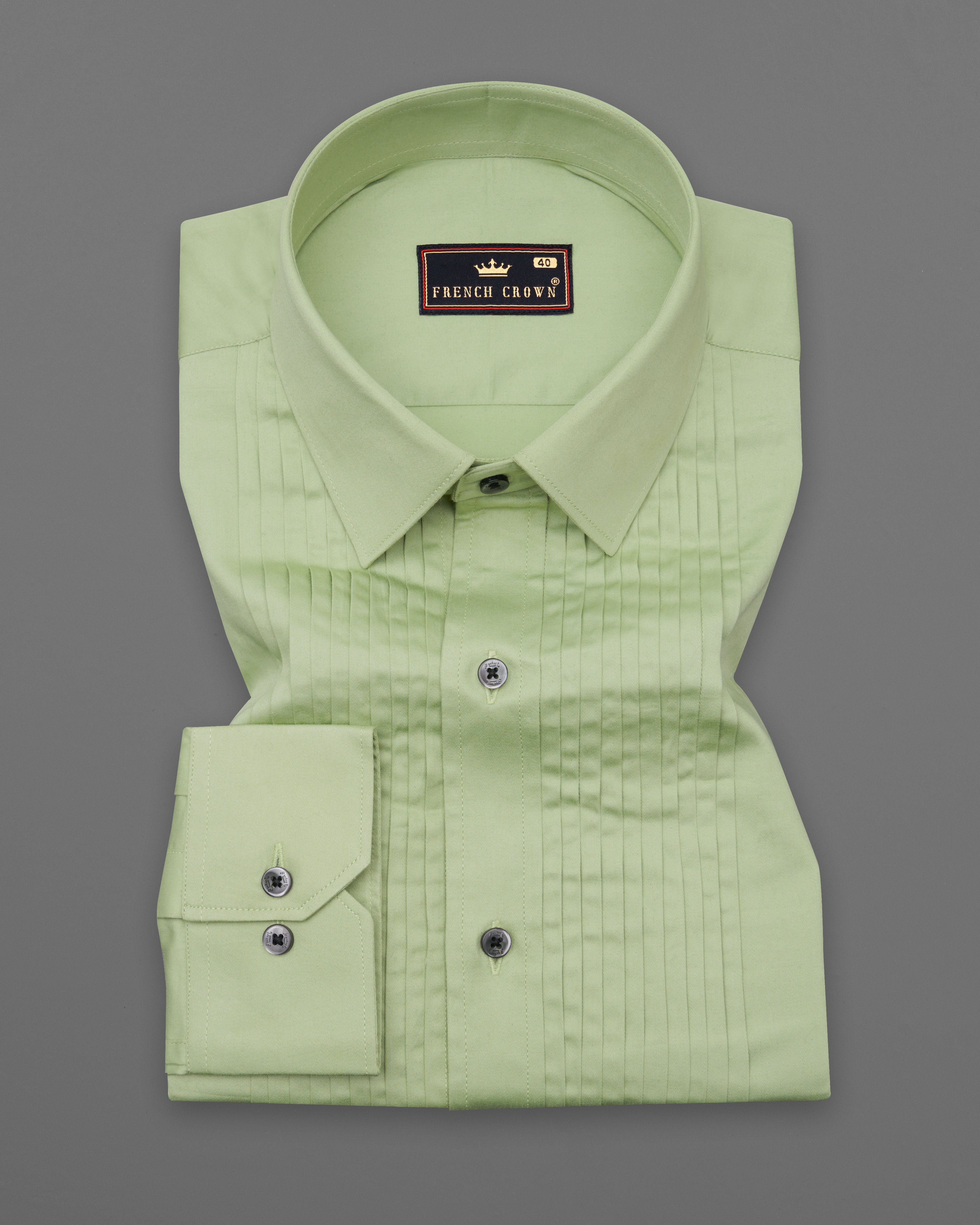 Swamp Green Snake Pleated Super Soft Premium Cotton Tuxedo Shirt 8886-BLK-TXD-38, 8886-BLK-TXD-H-38,  8886-BLK-TXD-39,  8886-BLK-TXD-H-39,  8886-BLK-TXD-40,  8886-BLK-TXD-H-40,  8886-BLK-TXD-42,  8886-BLK-TXD-H-42,  8886-BLK-TXD-44,  8886-BLK-TXD-H-44,  8886-BLK-TXD-46,  8886-BLK-TXD-H-46,  8886-BLK-TXD-48,  8886-BLK-TXD-H-48,  8886-BLK-TXD-50,  8886-BLK-TXD-H-50,  8886-BLK-TXD-52,  8886-BLK-TXD-H-52