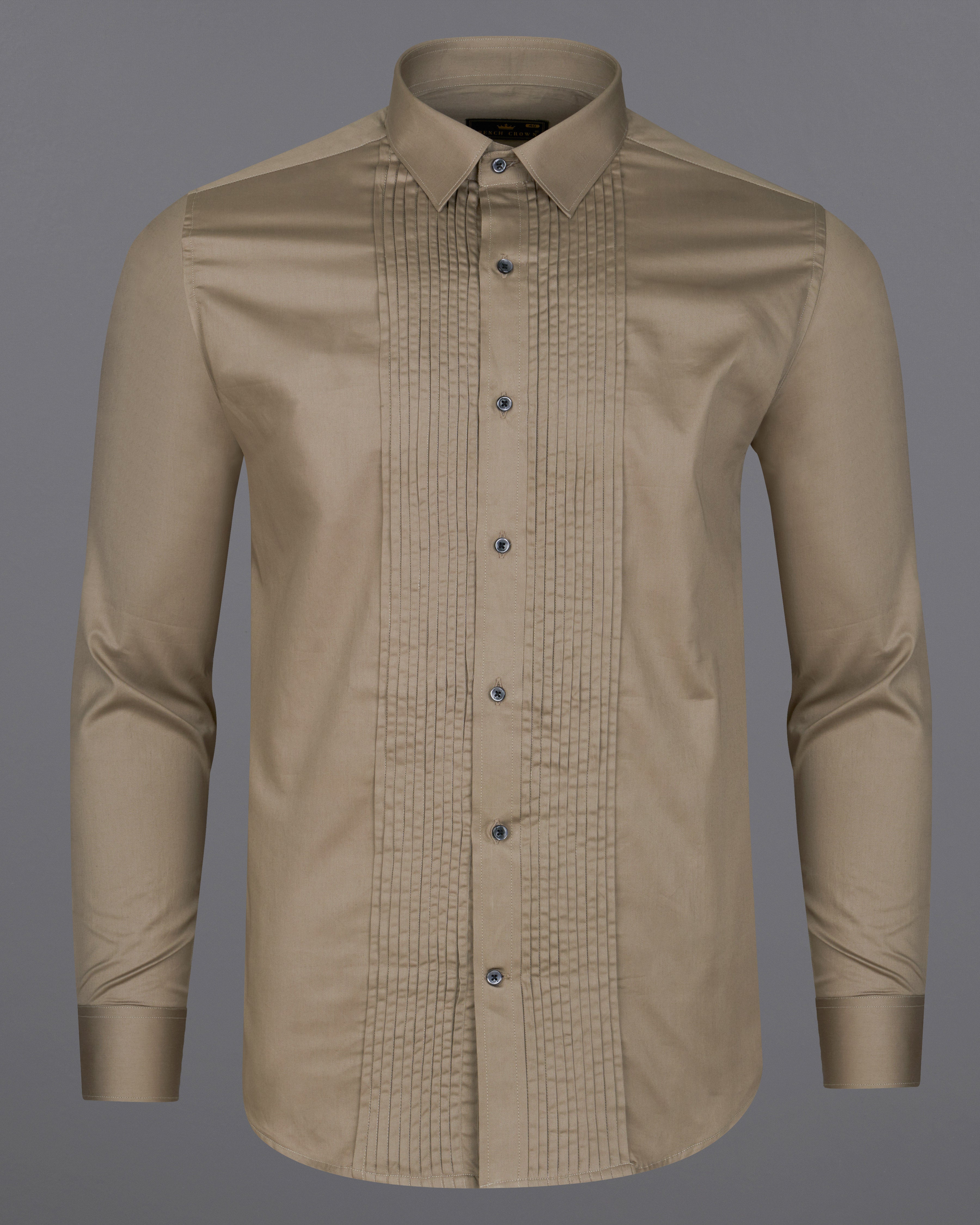 Arrowtown Brown Subtle Sheen Snake Pleated Super Soft Premium Cotton Tuxedo Shirt 8888-BLK-TXD-38, 8888-BLK-TXD-H-38, 8888-BLK-TXD-39, 8888-BLK-TXD-H-39, 8888-BLK-TXD-40, 8888-BLK-TXD-H-40, 8888-BLK-TXD-42, 8888-BLK-TXD-H-42, 8888-BLK-TXD-44, 8888-BLK-TXD-H-44, 8888-BLK-TXD-46, 8888-BLK-TXD-H-46, 8888-BLK-TXD-48, 8888-BLK-TXD-H-48, 8888-BLK-TXD-50, 8888-BLK-TXD-H-50, 8888-BLK-TXD-52, 8888-BLK-TXD-H-52