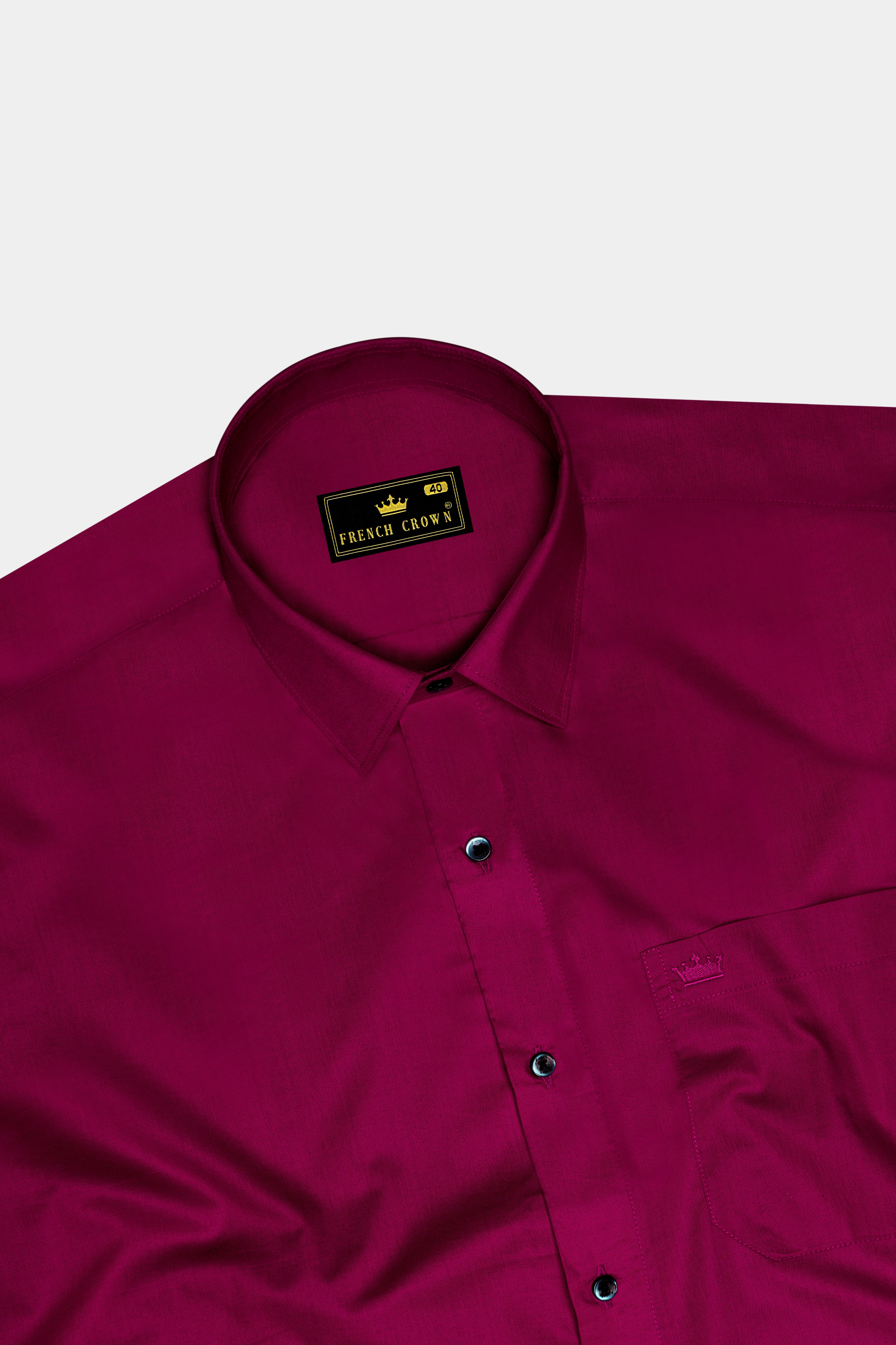Claret Maroon Super Soft Premium Cotton Shirt