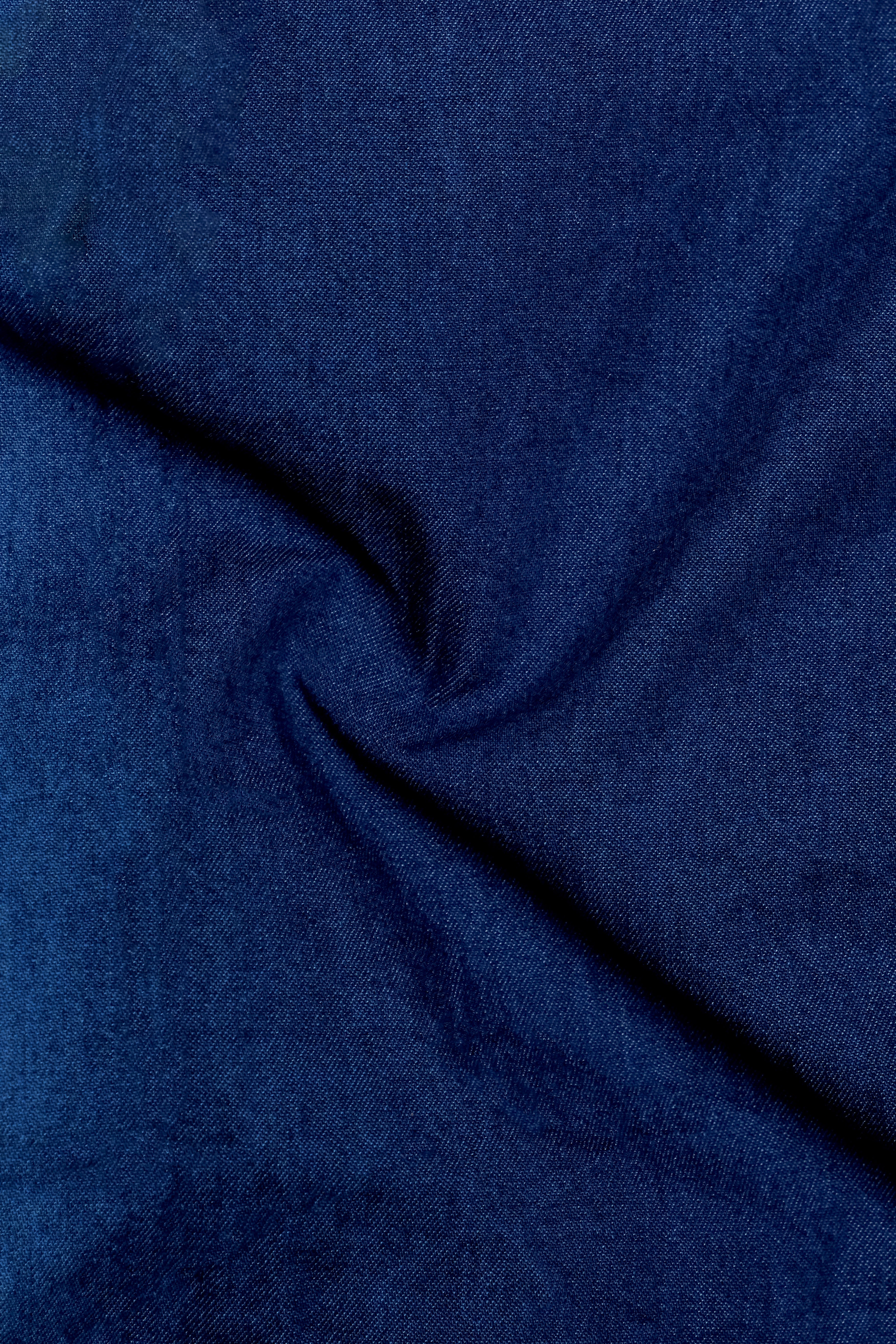 Rhino Blue Lightweight Denim Designer Shirt