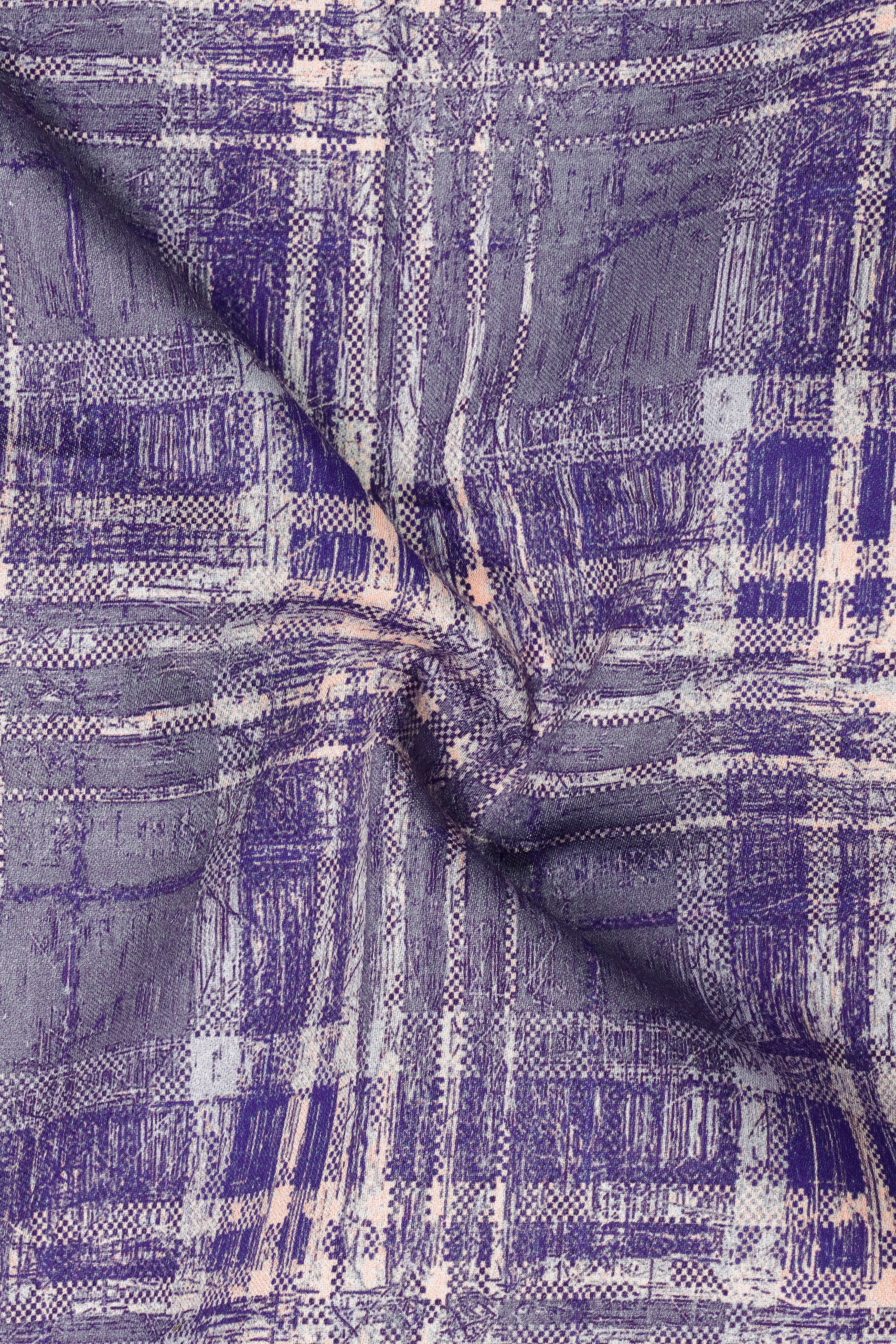 Regent Gray with Scampi Blue Plaid Super Soft Premium Cotton Shirt