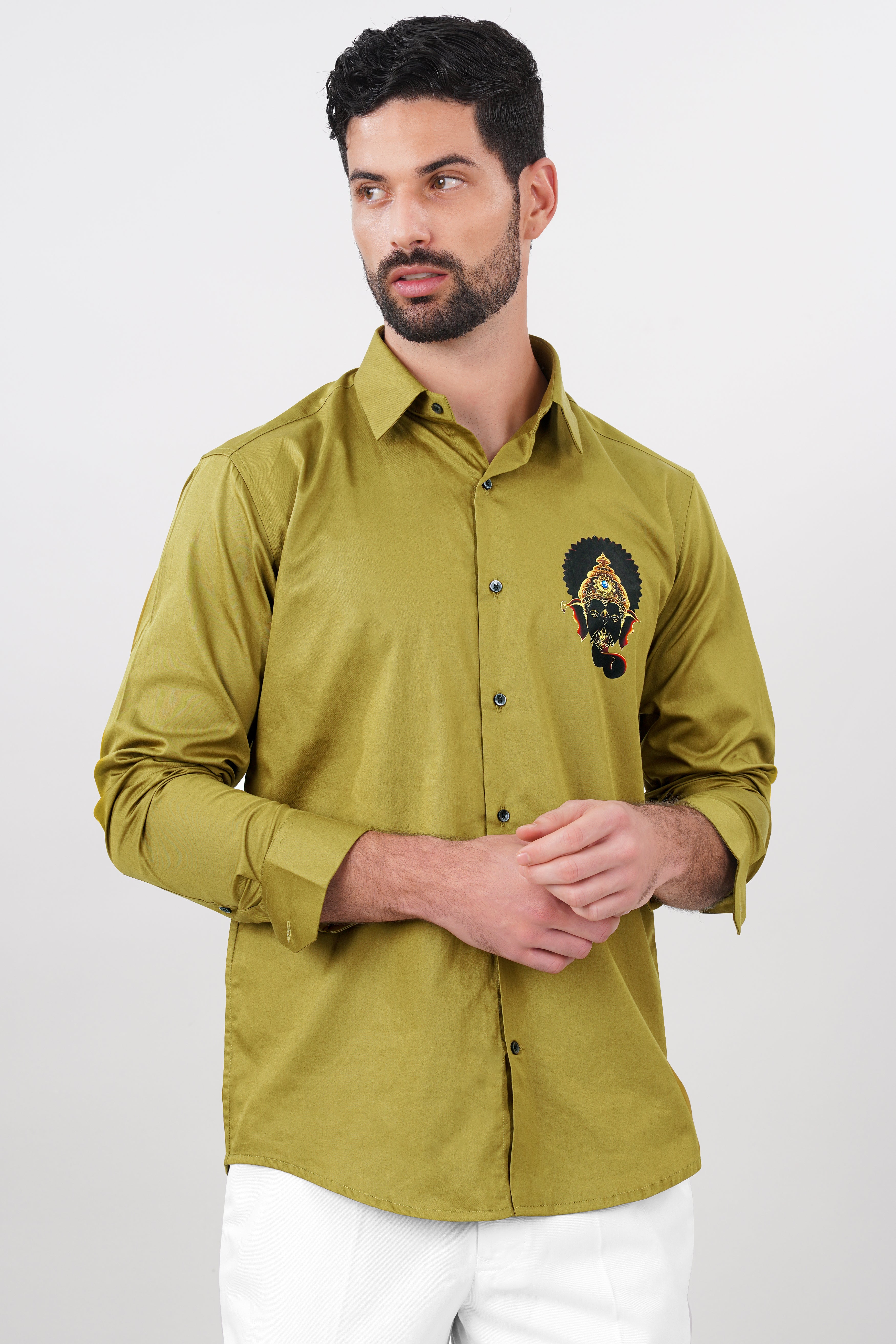 Alpine Brown Lord Ganesha Printed Subtle Sheen Super Soft Premium Cotton Designer Shirt 9212-BLK-RPRT081-38, 9212-BLK-RPRT081-H-38, 9212-BLK-RPRT081-39, 9212-BLK-RPRT081-H-39, 9212-BLK-RPRT081-40, 9212-BLK-RPRT081-H-40, 9212-BLK-RPRT081-42, 9212-BLK-RPRT081-H-42, 9212-BLK-RPRT081-44, 9212-BLK-RPRT081-H-44, 9212-BLK-RPRT081-46, 9212-BLK-RPRT081-H-46, 9212-BLK-RPRT081-48, 9212-BLK-RPRT081-H-48, 9212-BLK-RPRT081-50, 9212-BLK-RPRT081-H-50, 9212-BLK-RPRT081-52, 9212-BLK-RPRT081-H-52