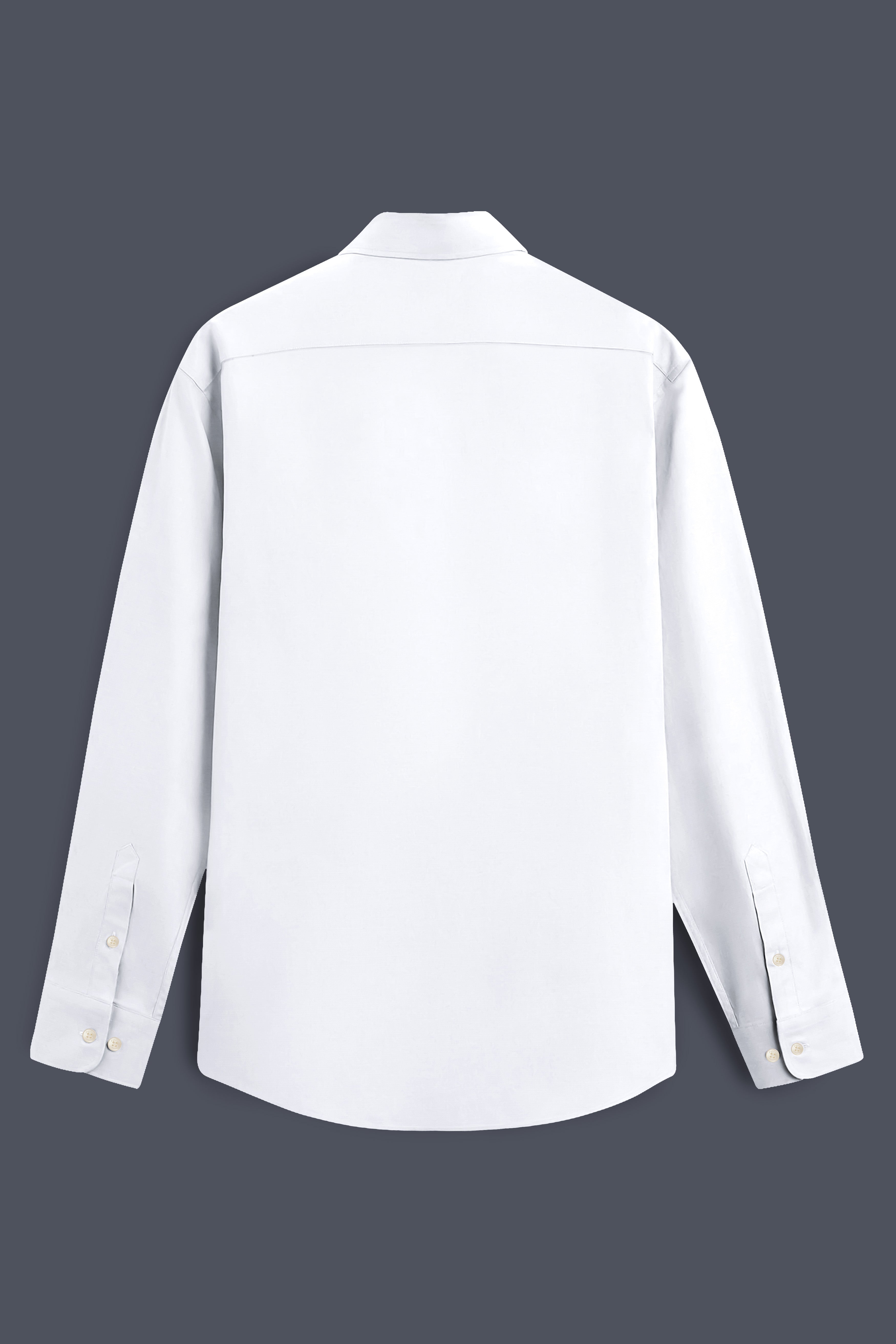 Bright White Linen-cotton SHIRT