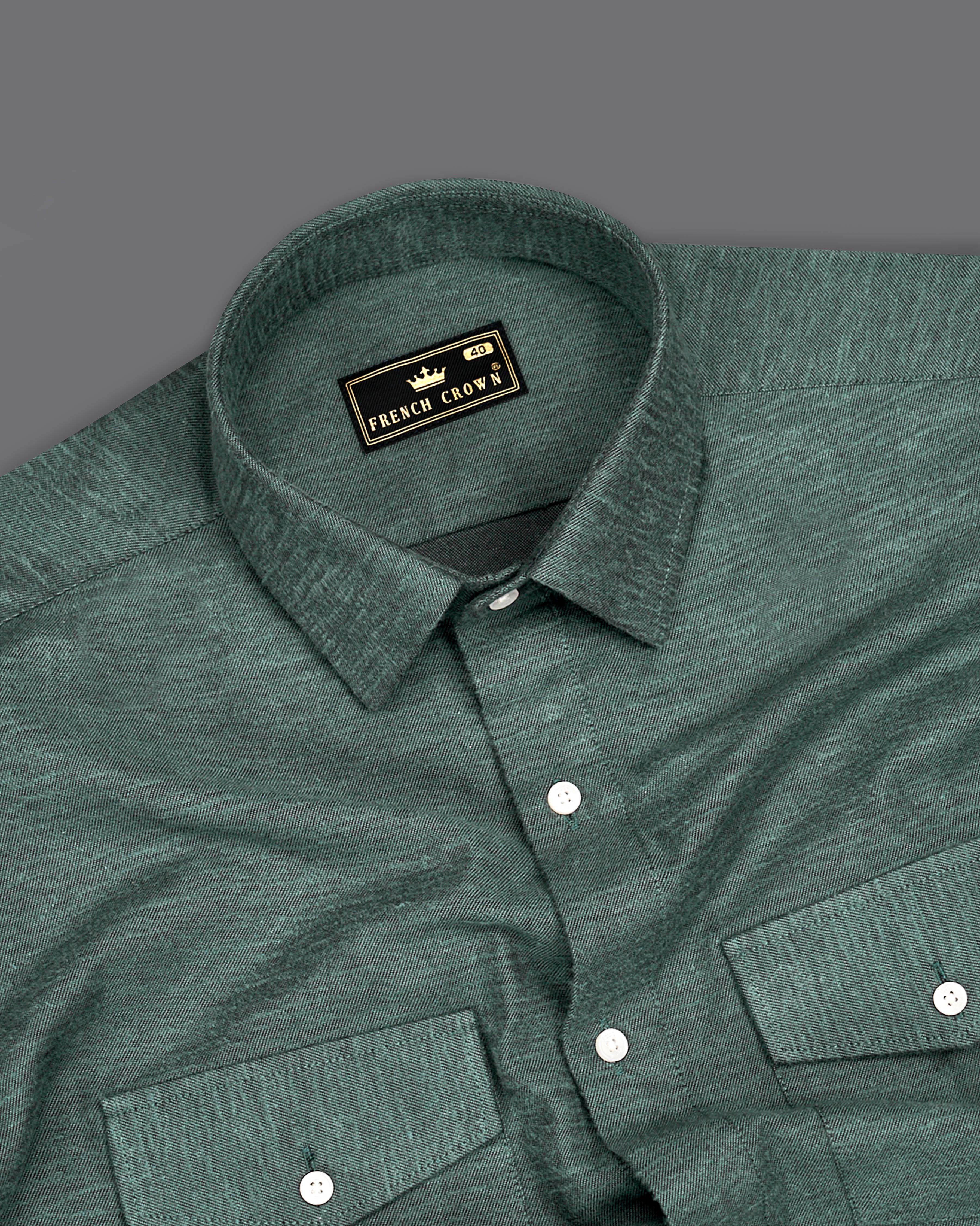 Spruce Green Royal Oxford Overshirt/Shacket