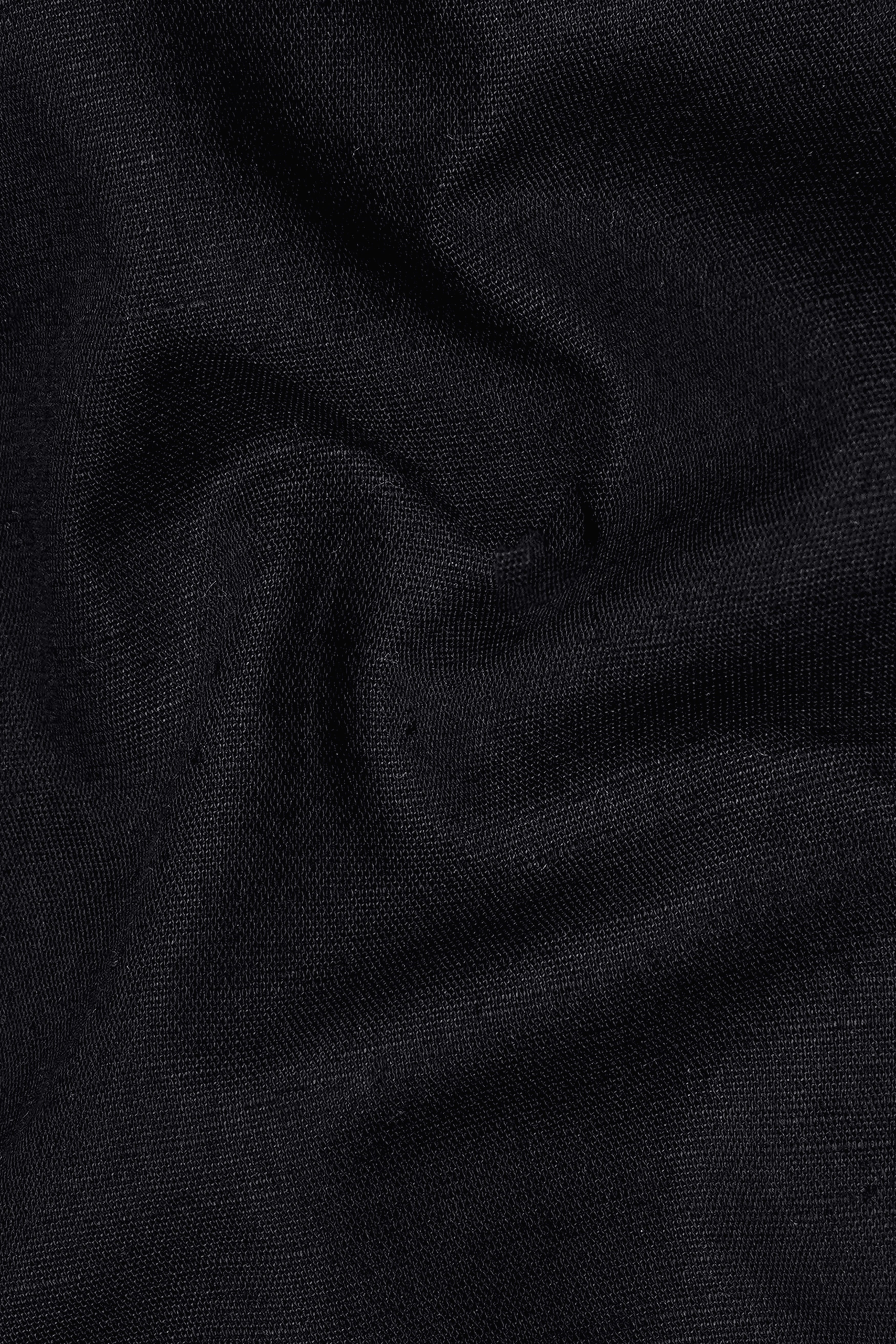 Midnight Black Luxurious Linen SHIRT