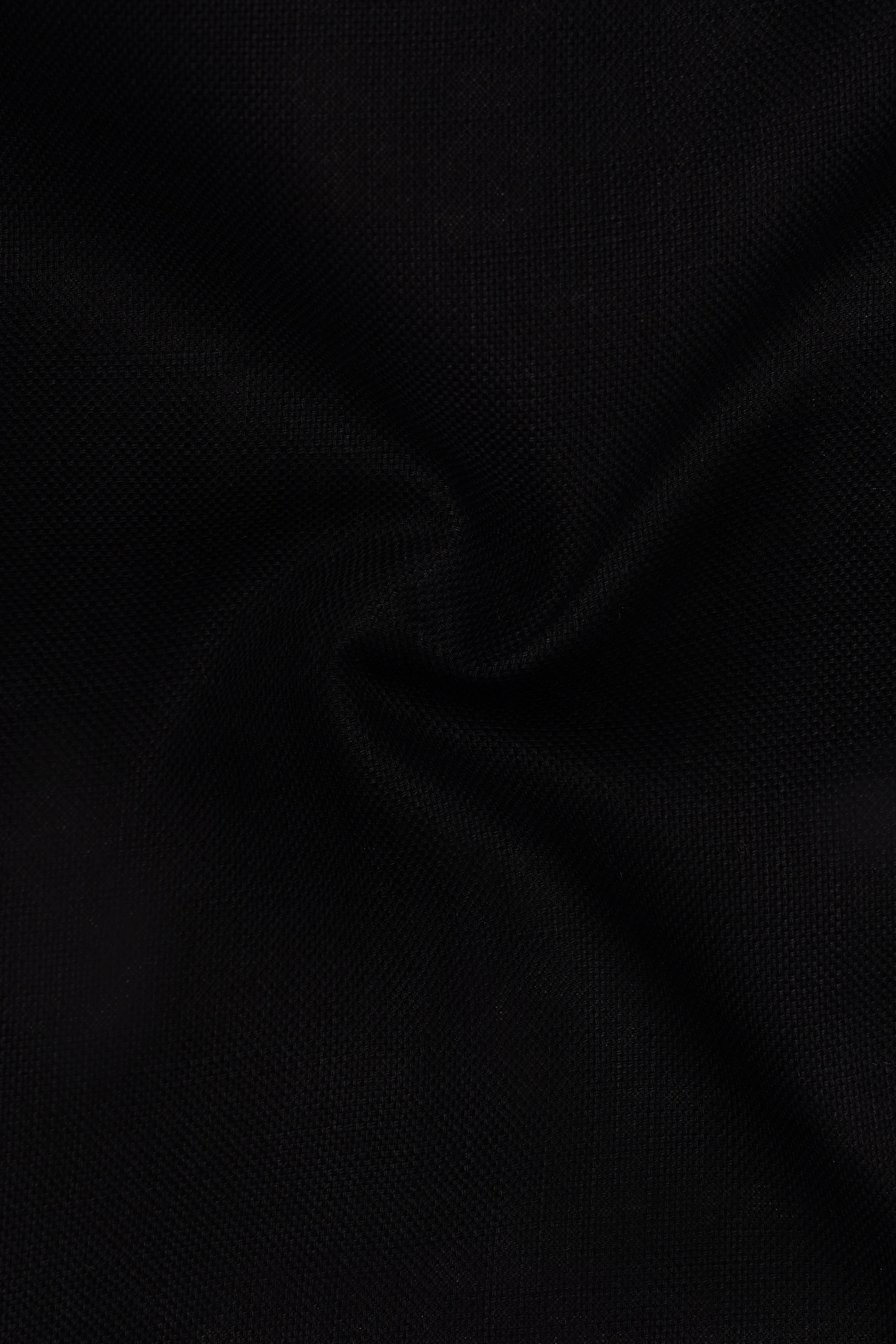 Midnight Black Luxurious Linen SHIRT