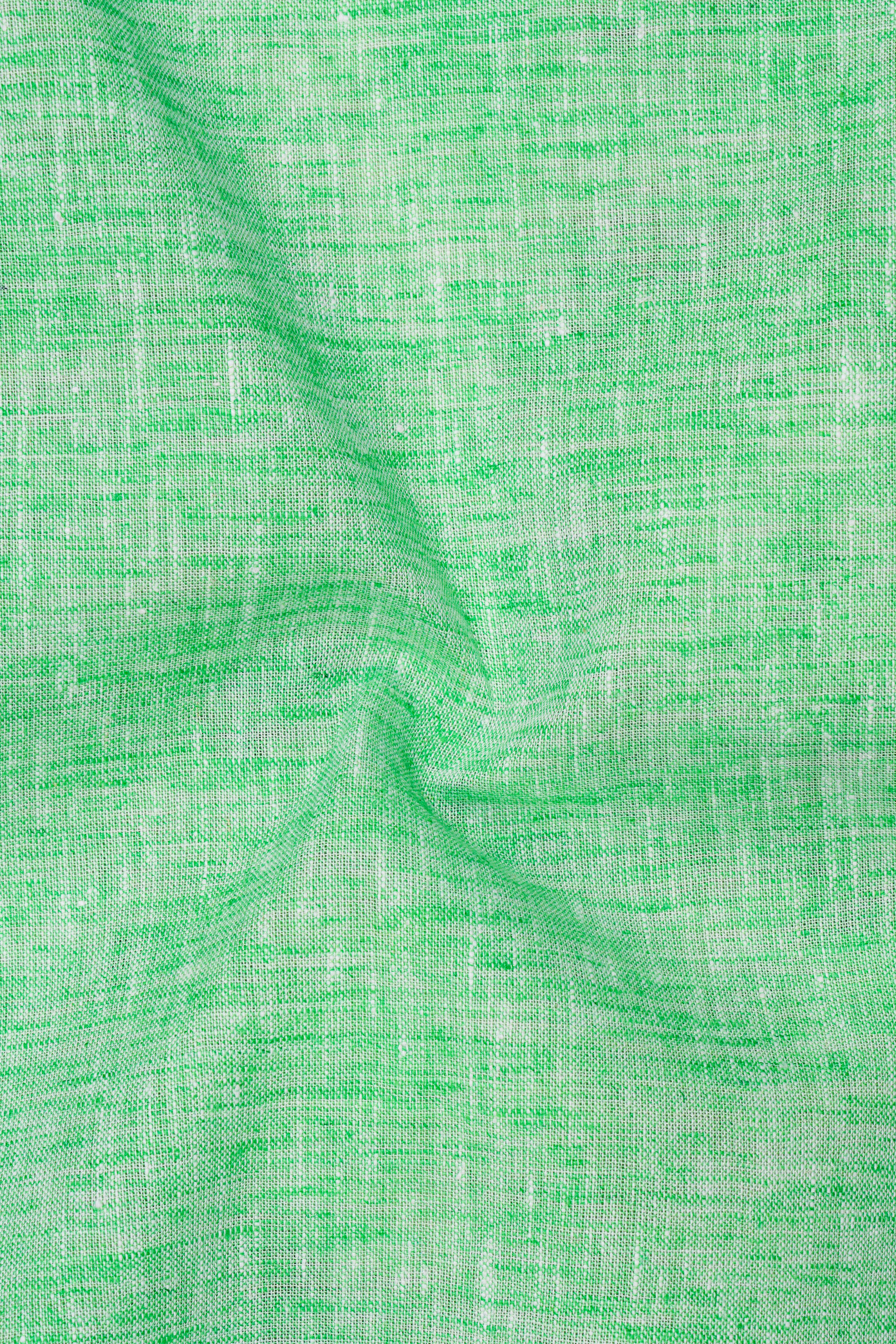 Madang Green Luxurious Linen Kurta Shirt