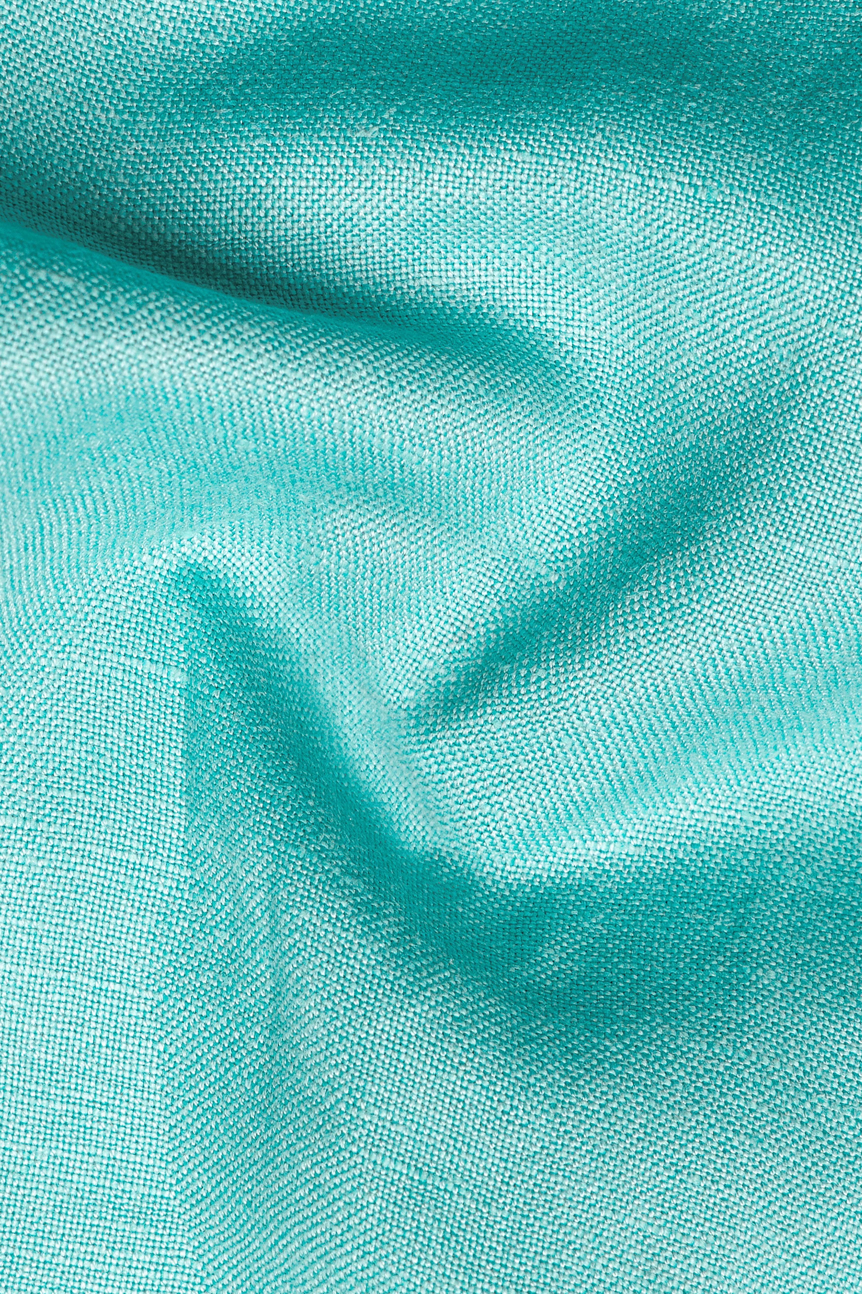 Mizuasagi Aqua Blue Luxurious Linen Shirt