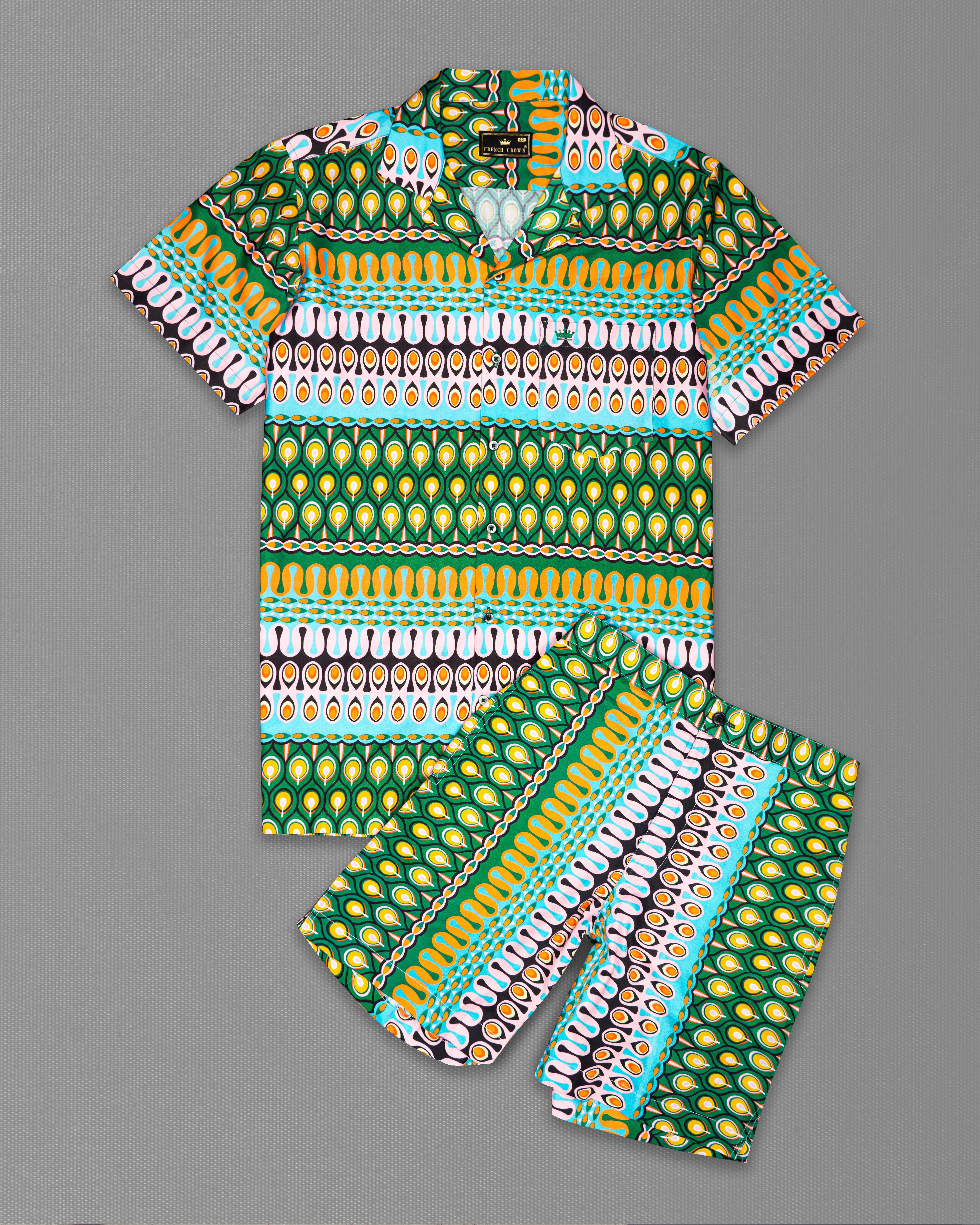 Aquamarine Green with Multicolour Ankara Printed Super Soft Premium Cotton Co-ord Sets 9957-CC-SS-GR-SR262-P584-38, 9957-CC-SS-GR-SR262-P584-39, 9957-CC-SS-GR-SR262-P584-40, 9957-CC-SS-GR-SR262-P584-42, 9957-CC-SS-GR-SR262-P584-44, 9957-CC-SS-GR-SR262-P584-46, 9957-CC-SS-GR-SR262-P584-48, 9957-CC-SS-GR-SR262-P584-50, 9957-CC-SS-GR-SR262-P584-52