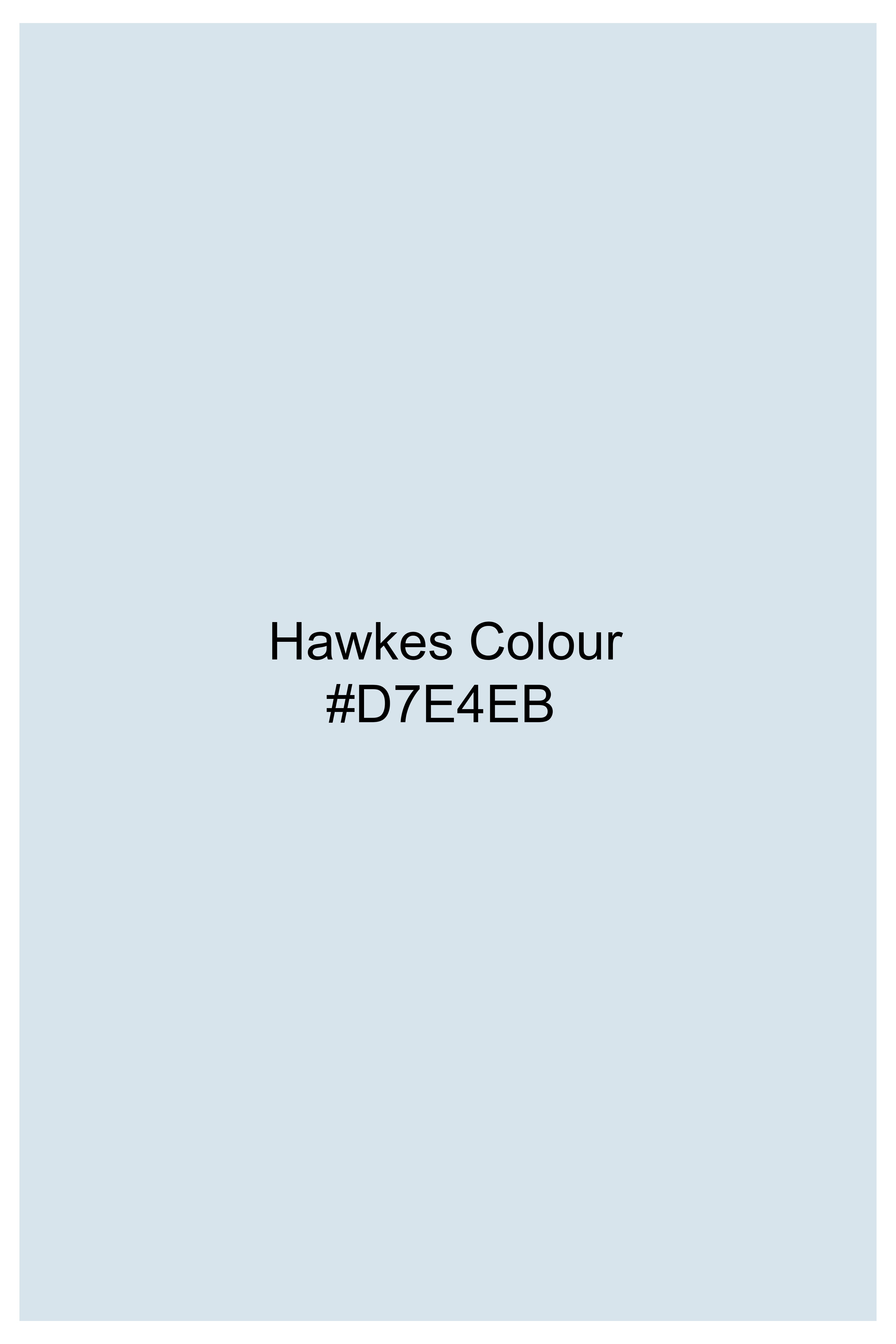 Hawkes Blue Subtle Sheen Super Soft Premium Cotton Shorts