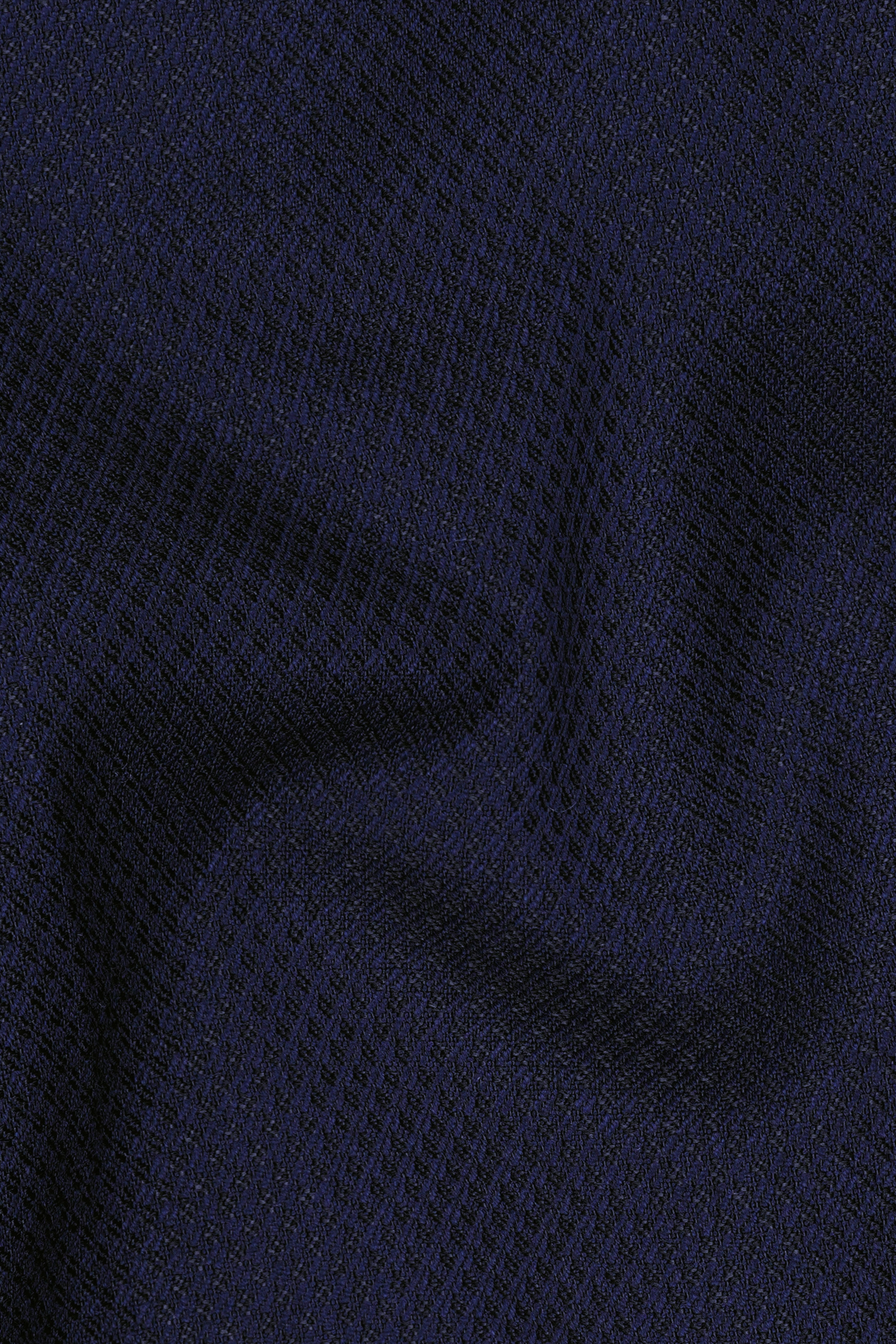 Mirage Blue Diamond Textured Single Breasted Suit