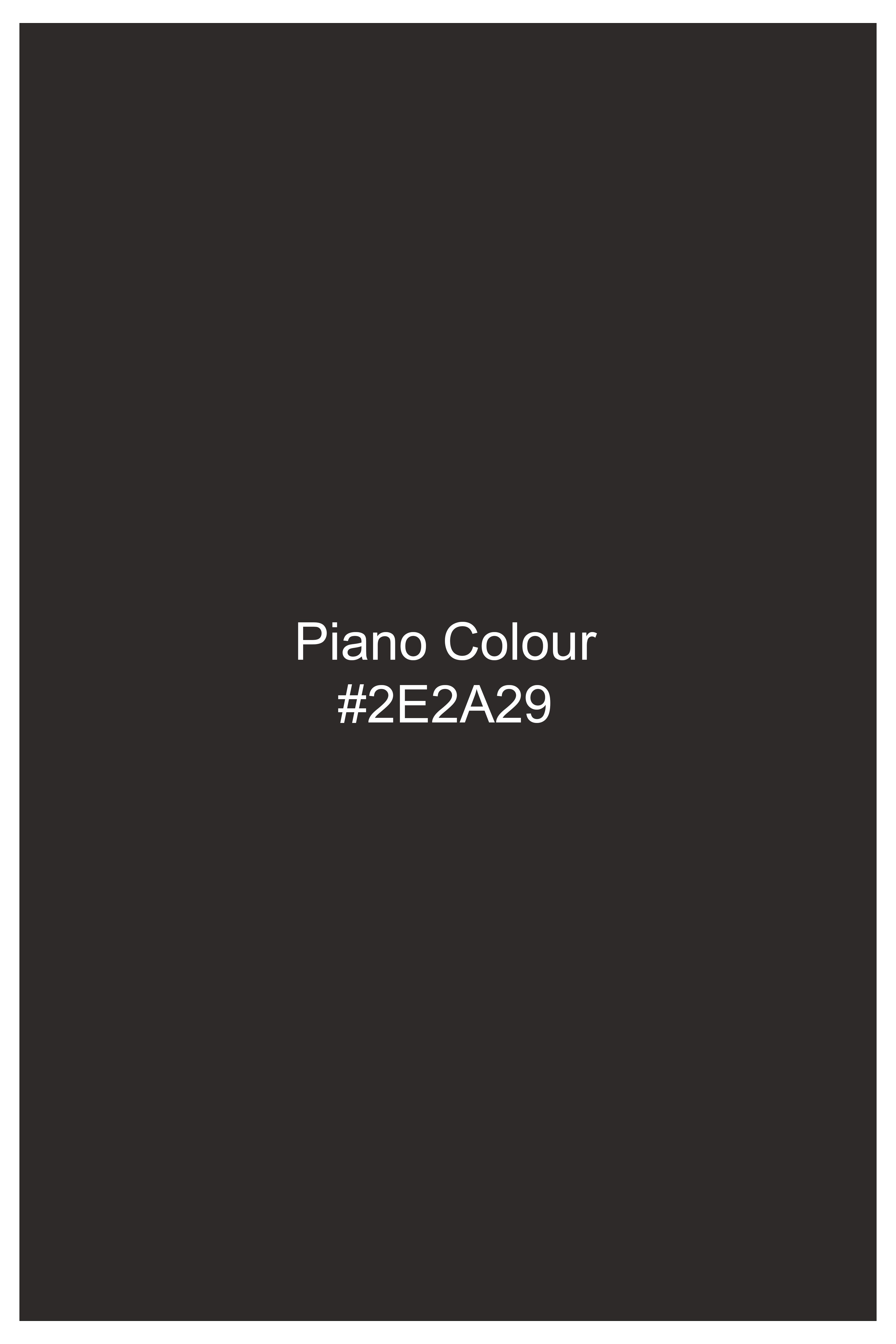 Piano Brown Plaid Tweed Blazer