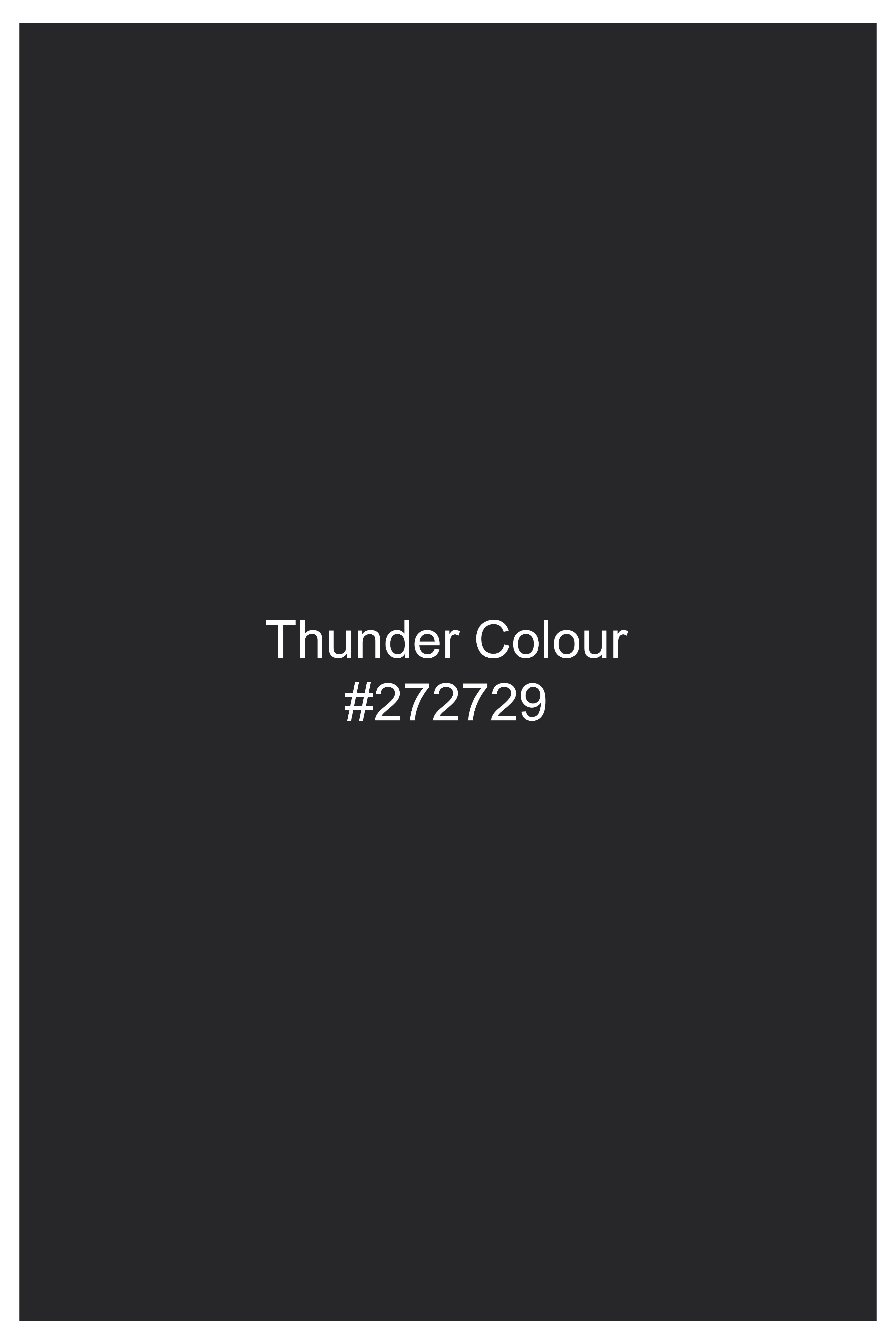 Thunder Brown Plaid Wool Blend Blazer