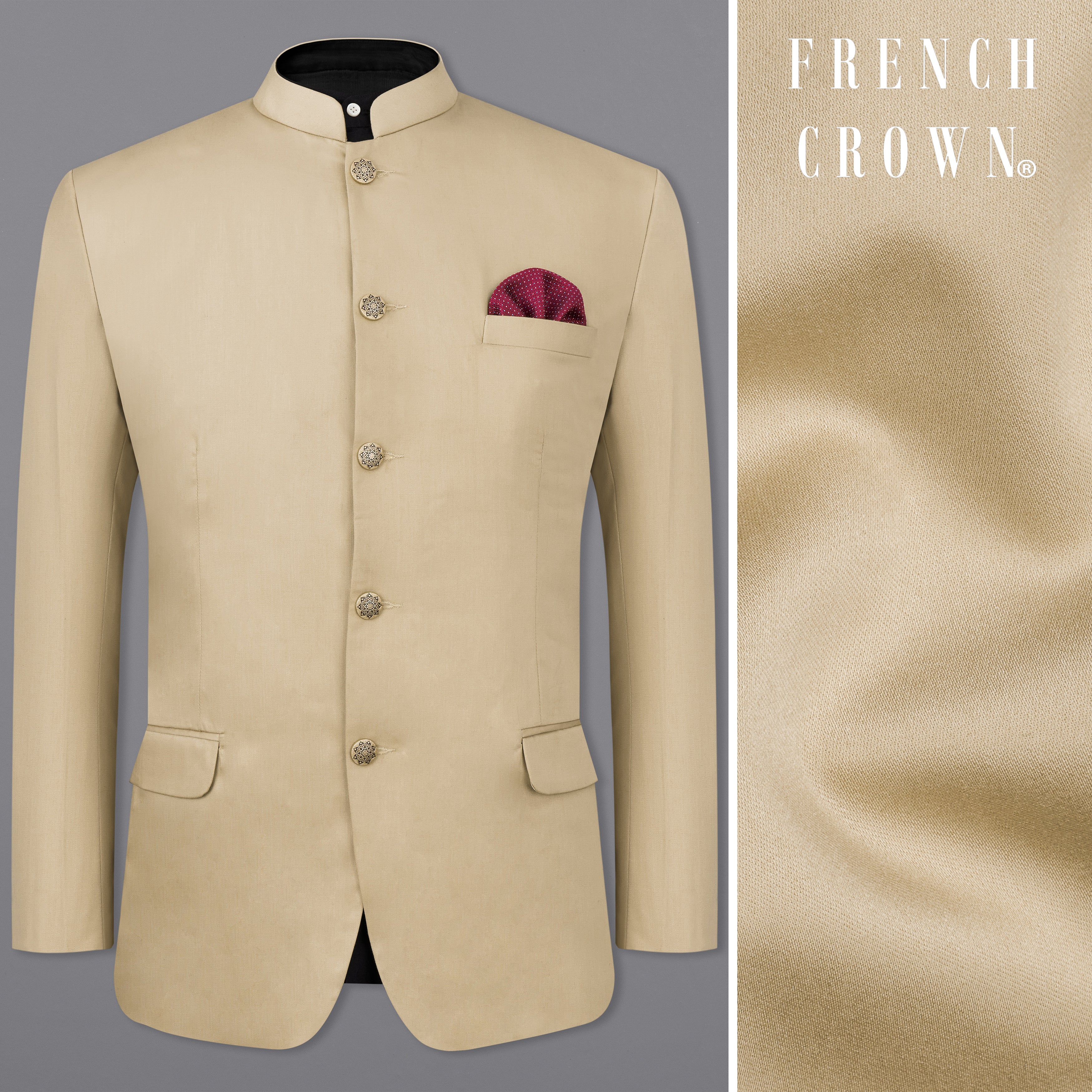 Herlipto Cordelle Belted Twill Blazer（Her lip to - beige