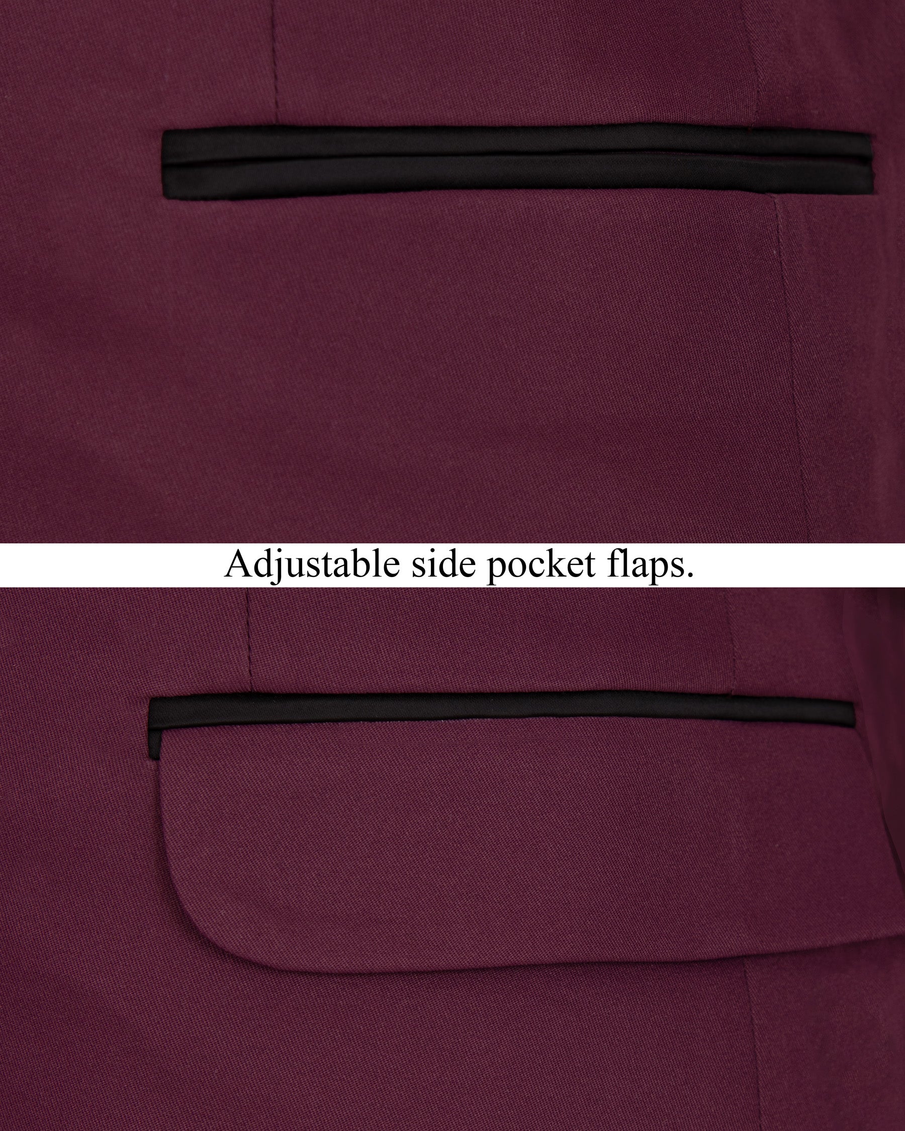 Wine Berry Woolrich Tuxedo Blazer