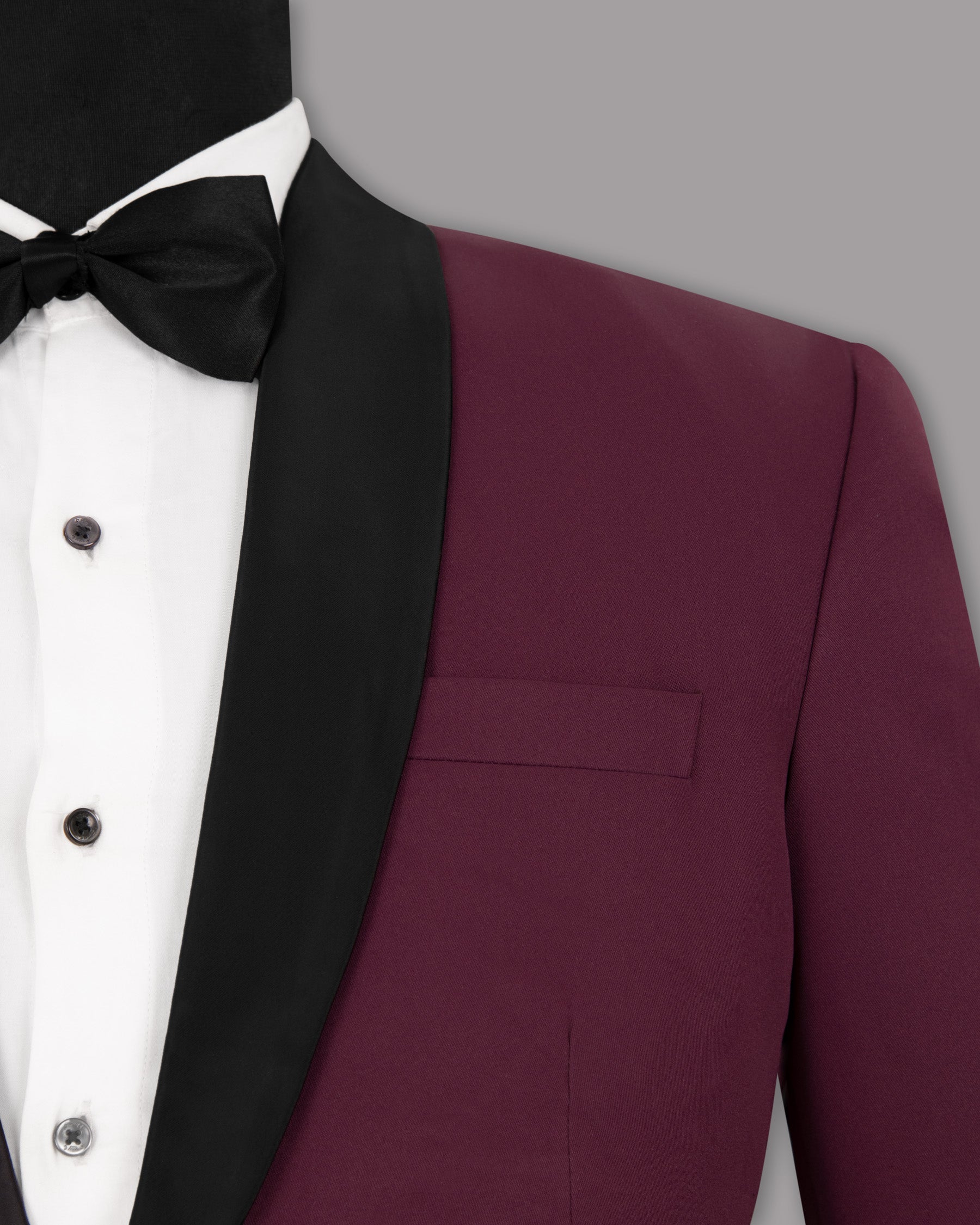 Wine Berry Woolrich Tuxedo Blazer