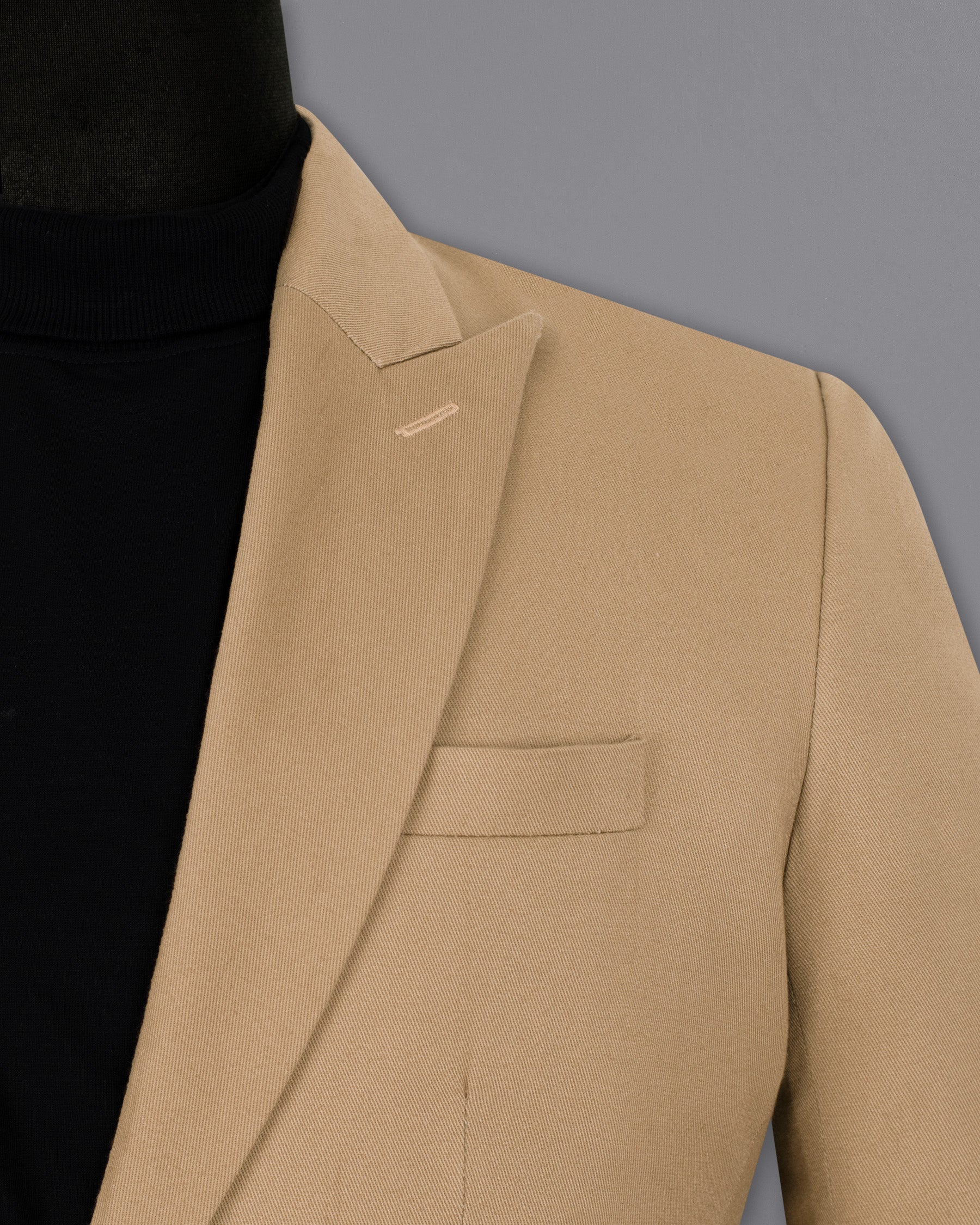 Mongoose Cream Premium Cotton Blazer