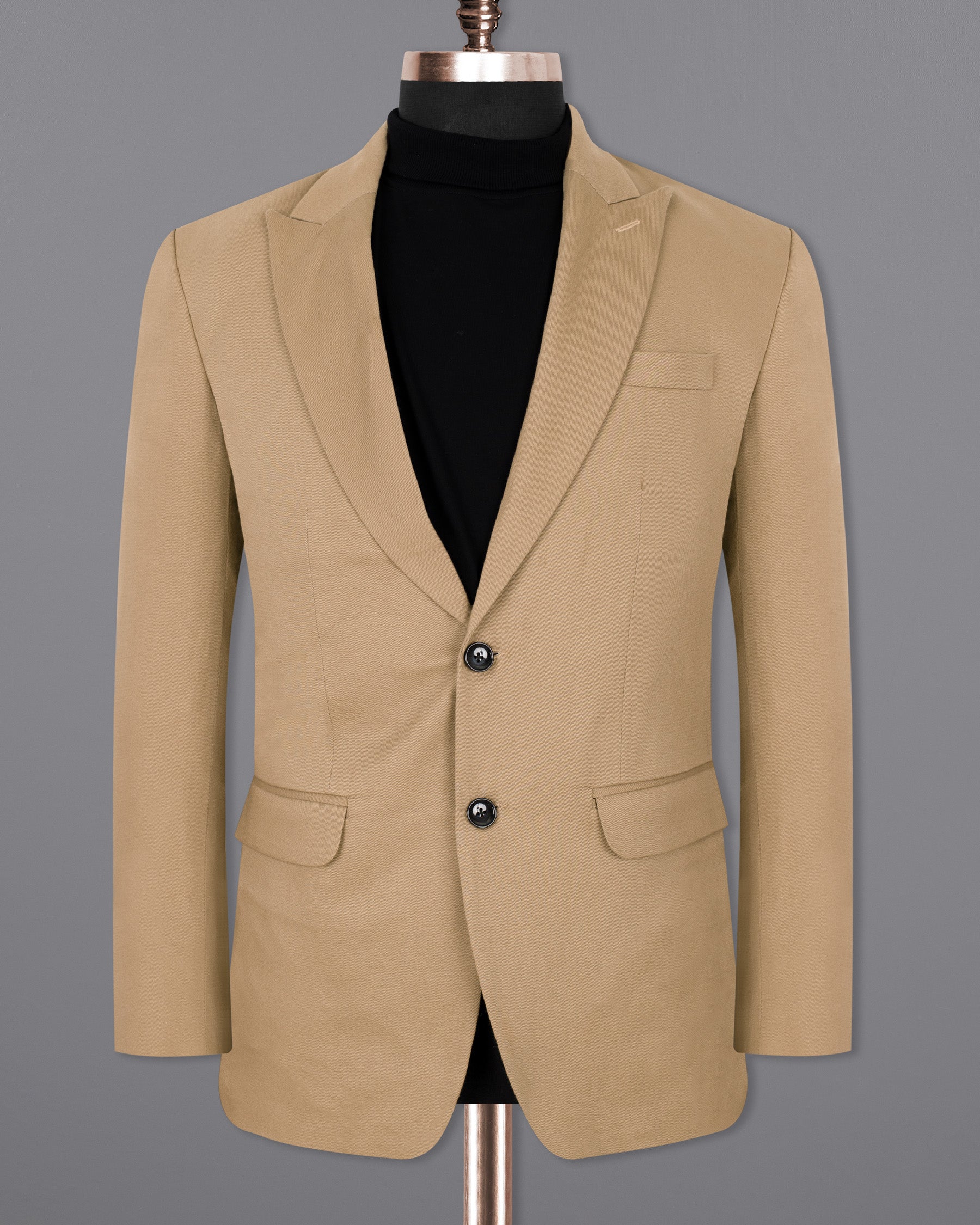 Mongoose Cream Premium Cotton Blazer
