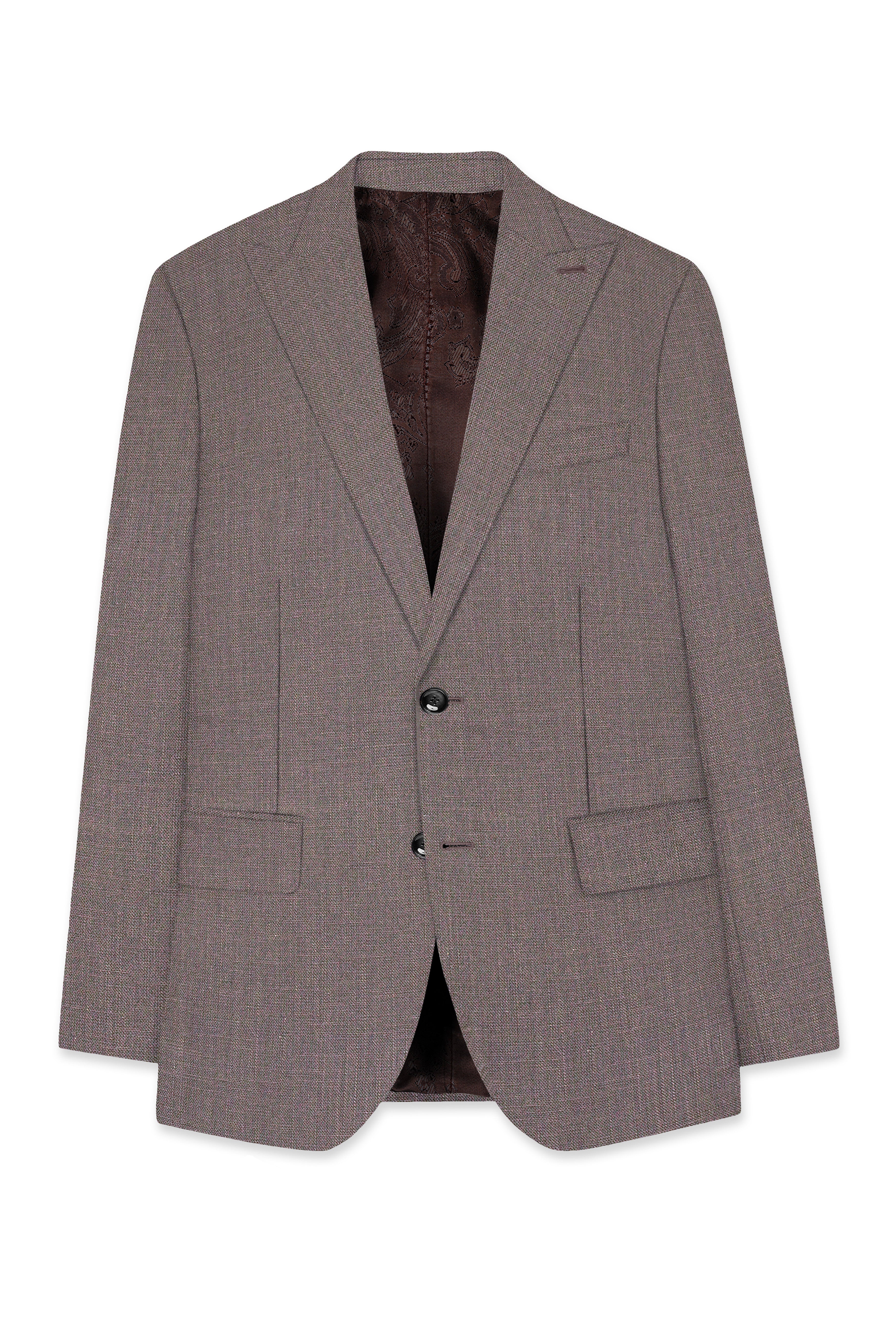 Emperor Brown Premium Cotton Blazer