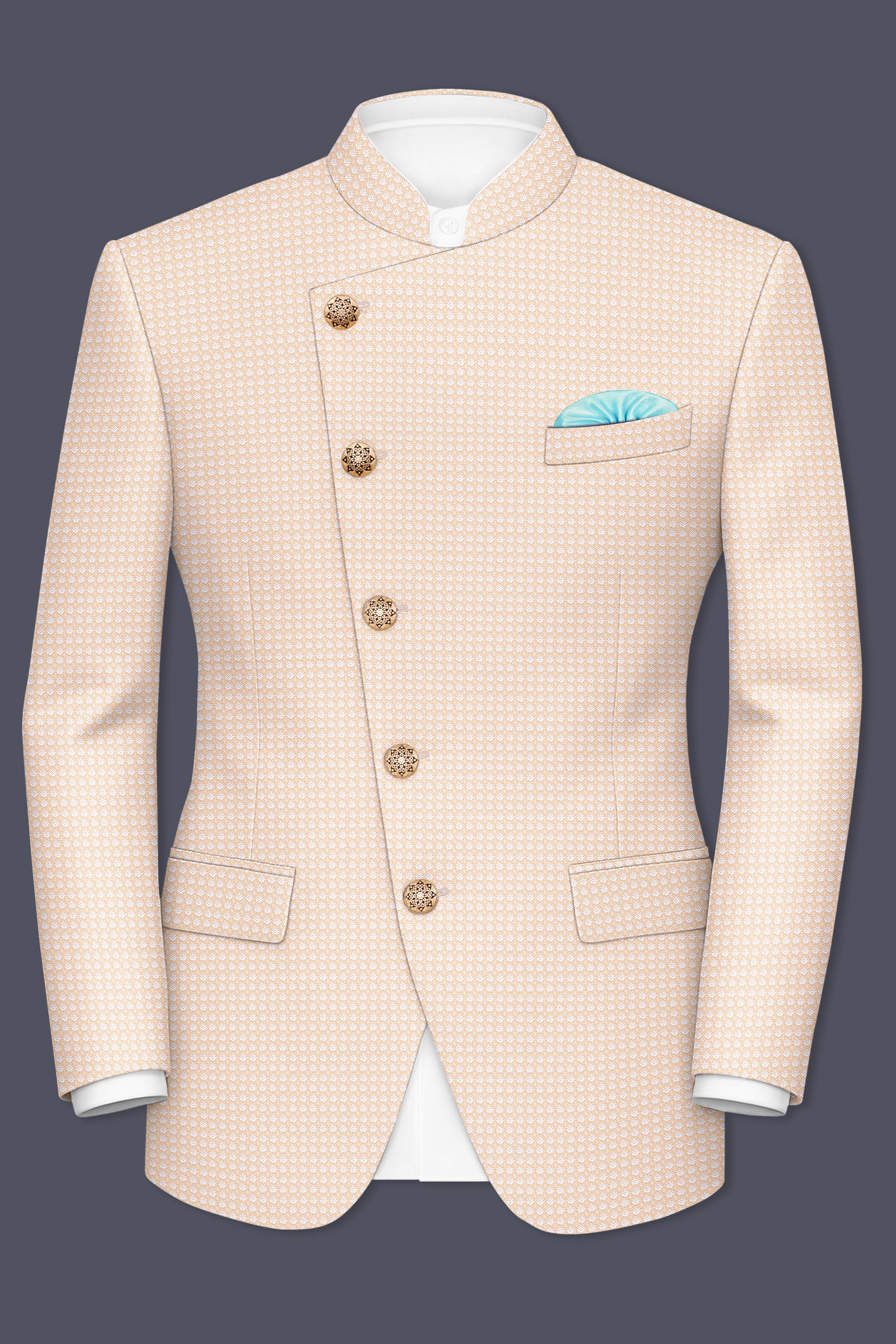 Tumbleweed Cross Placket Super Soft Bandhgala Designer Blazer