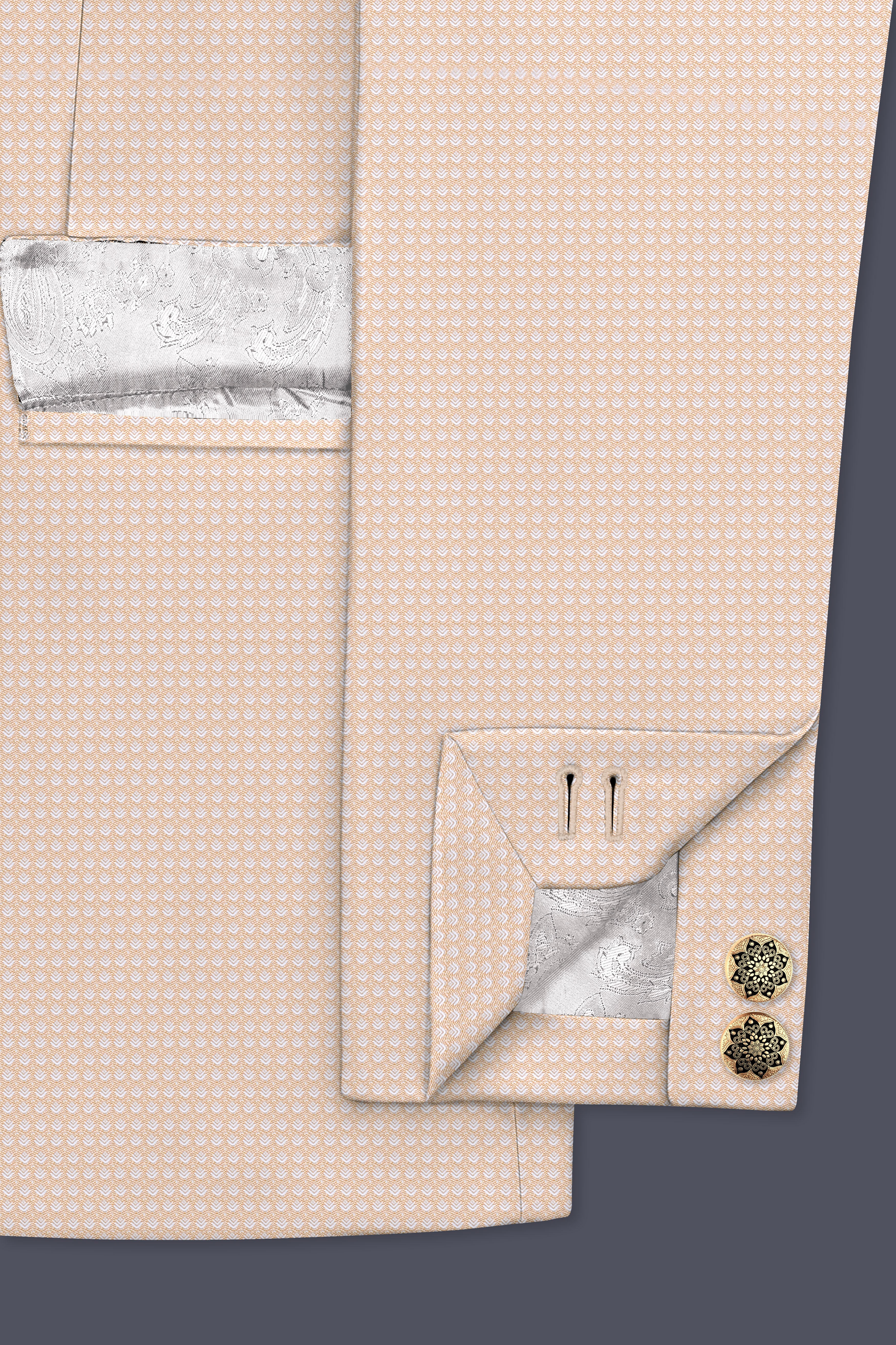 Tumbleweed Cross Placket Super Soft Bandhgala Designer Blazer