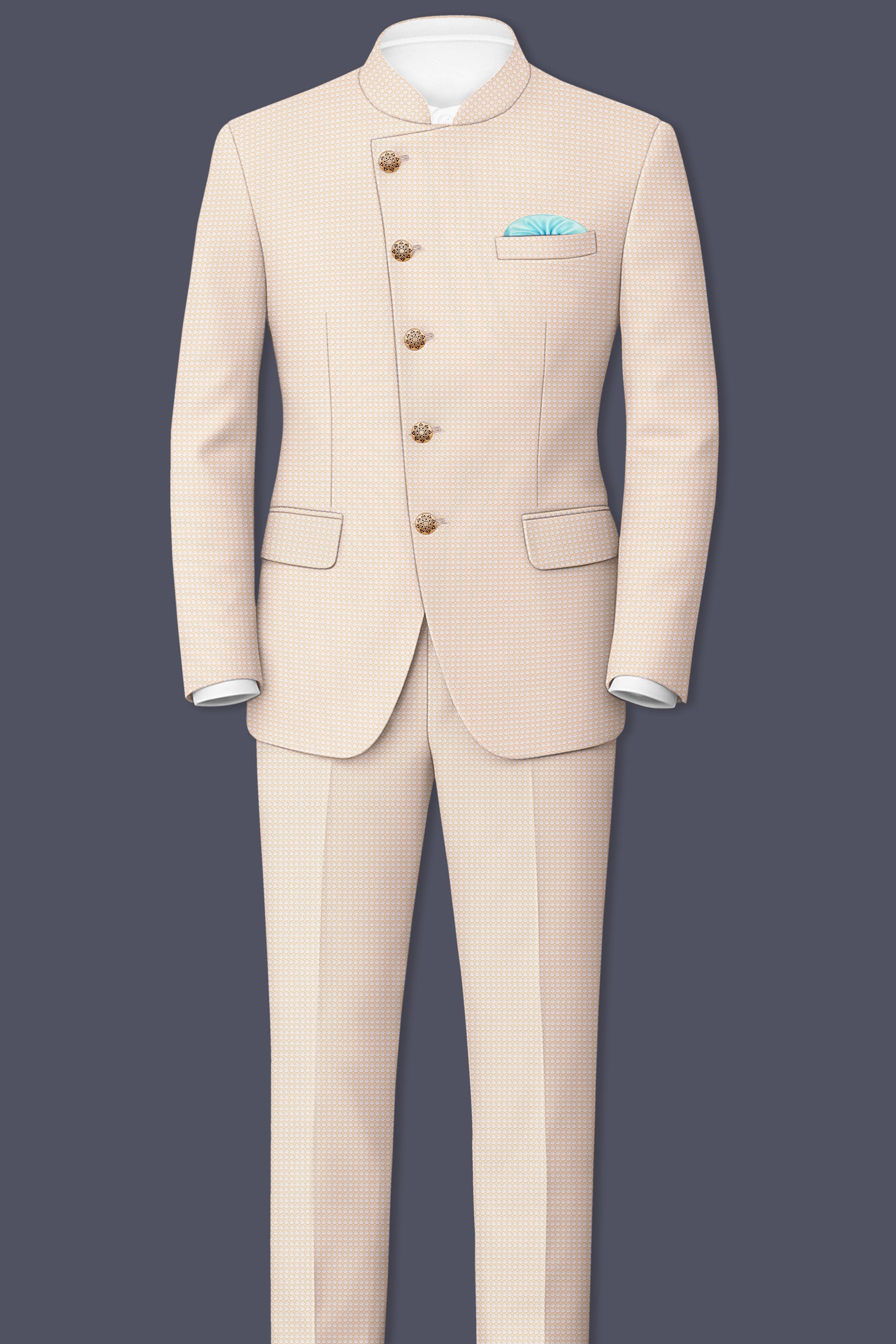 Tumbleweed Cross Placket Super Soft Bandhgala Designer Blazer