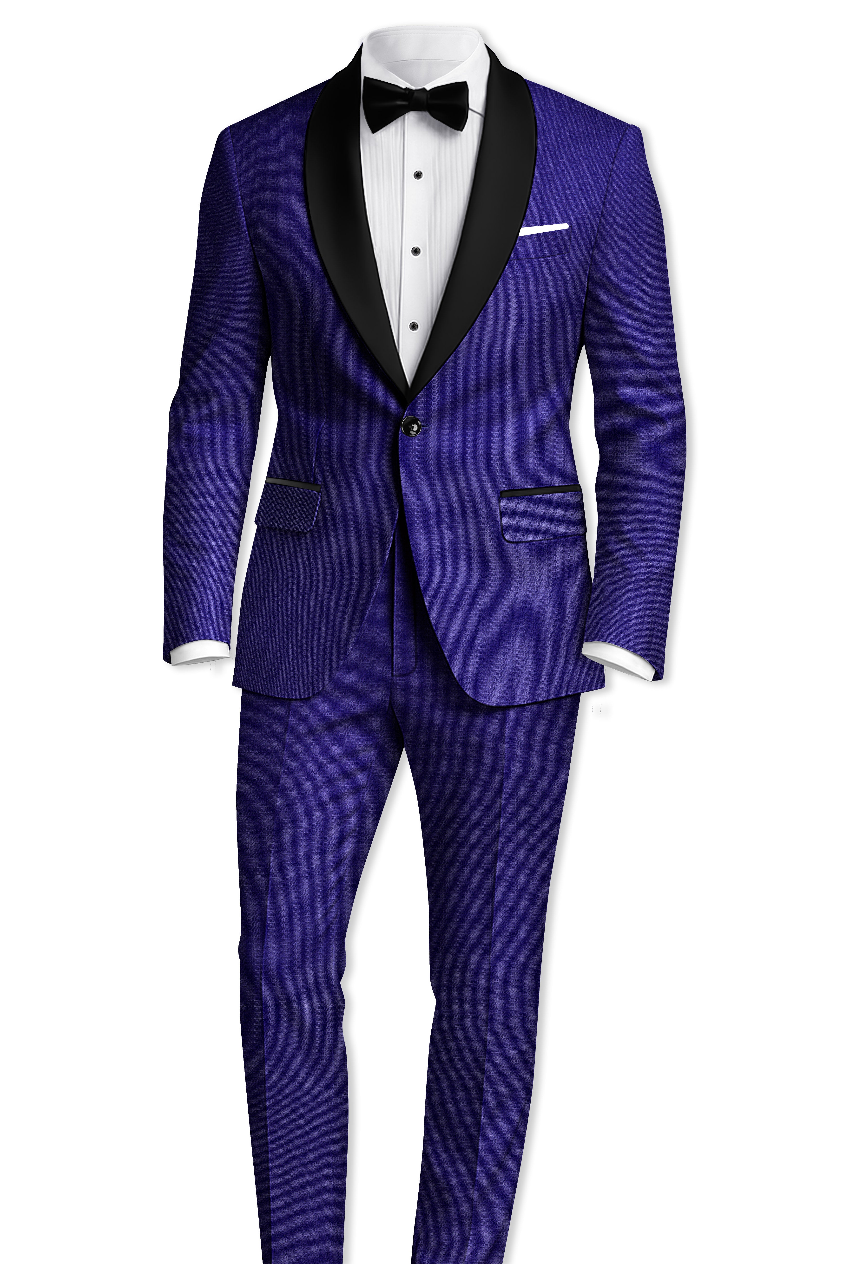 Jacarta Blue Designer Tuxedo Blazer