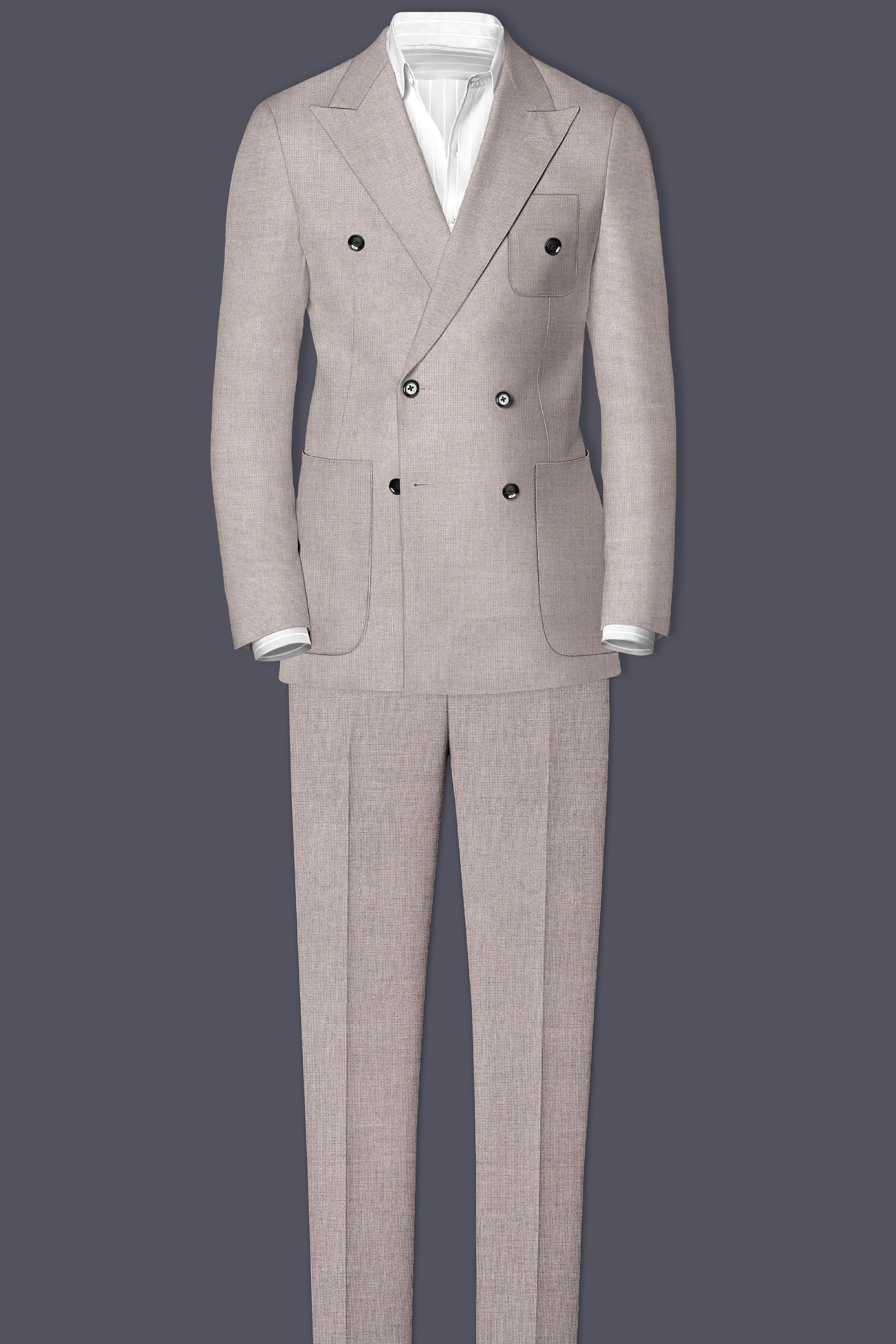 Venus Textured Premium Terry-Rayon Double Breasted Blazers for Men.