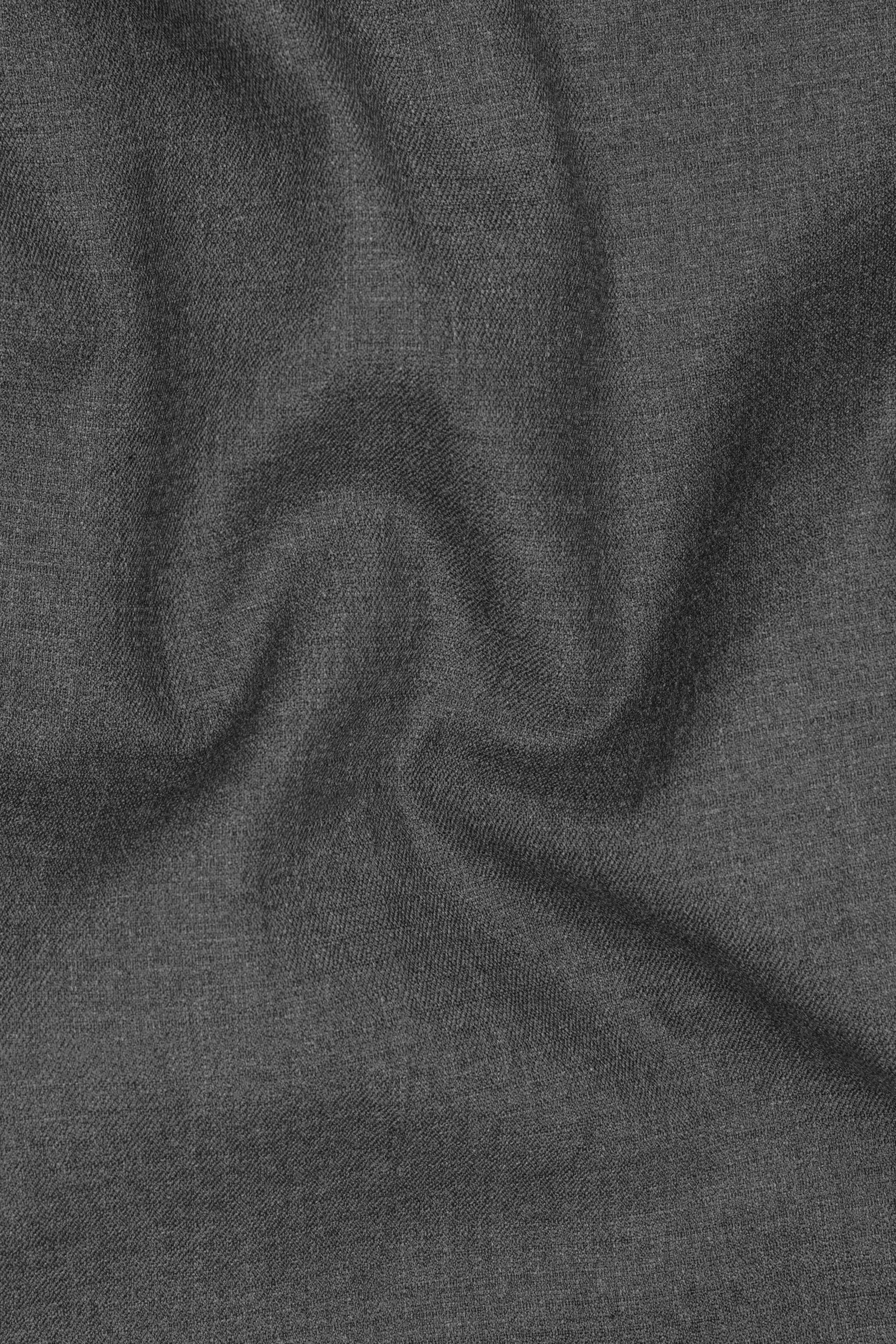Vampire Gray Cross Placket Bandhgala Blazer