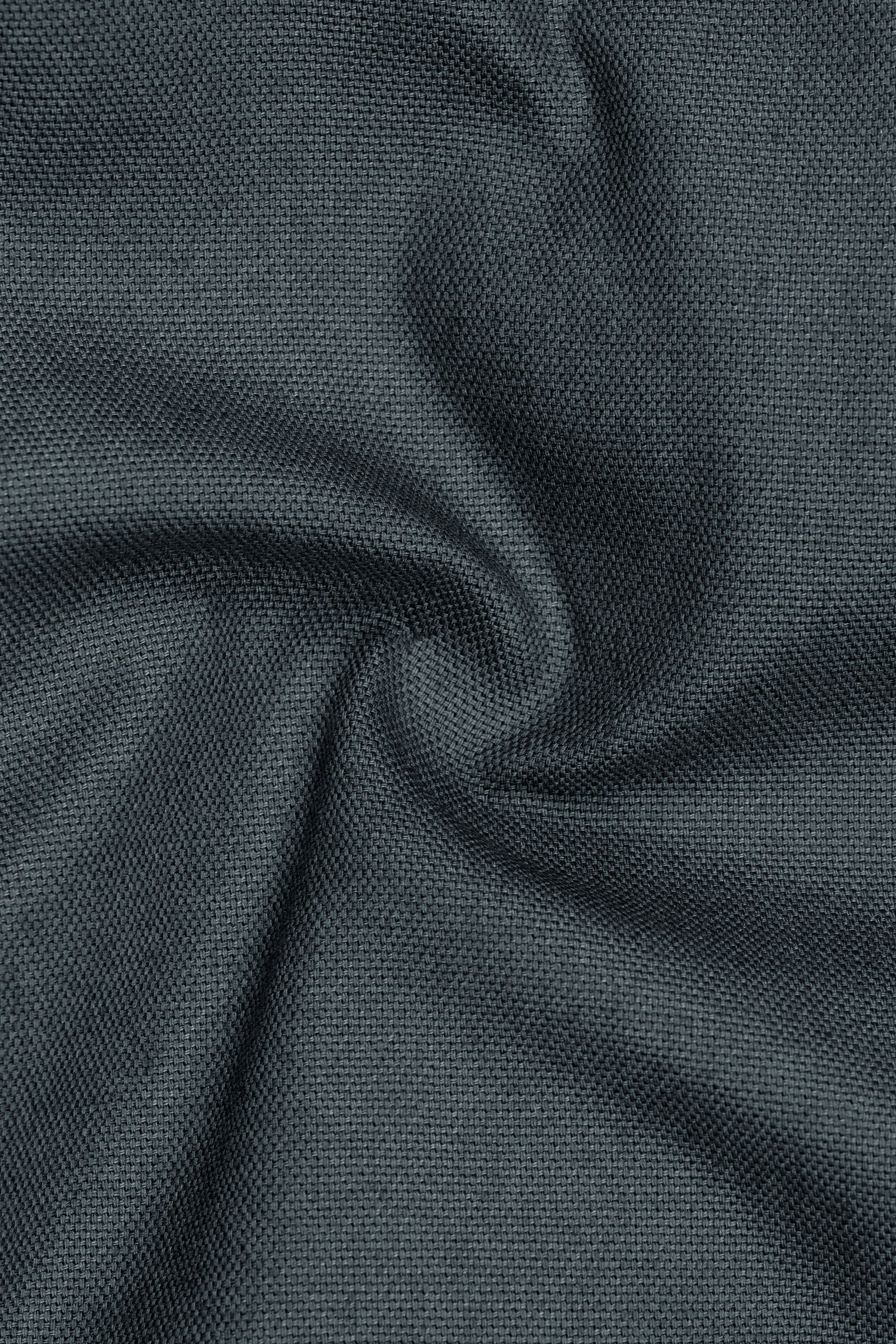 Limed Spruce Grey Single Breasted Premium Cotton Sports Blazer