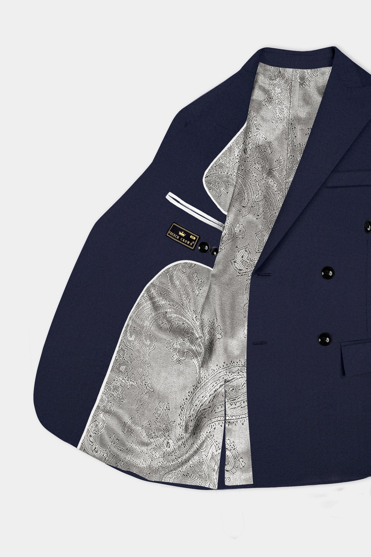 Firefly Blue Double-Breasted Suit