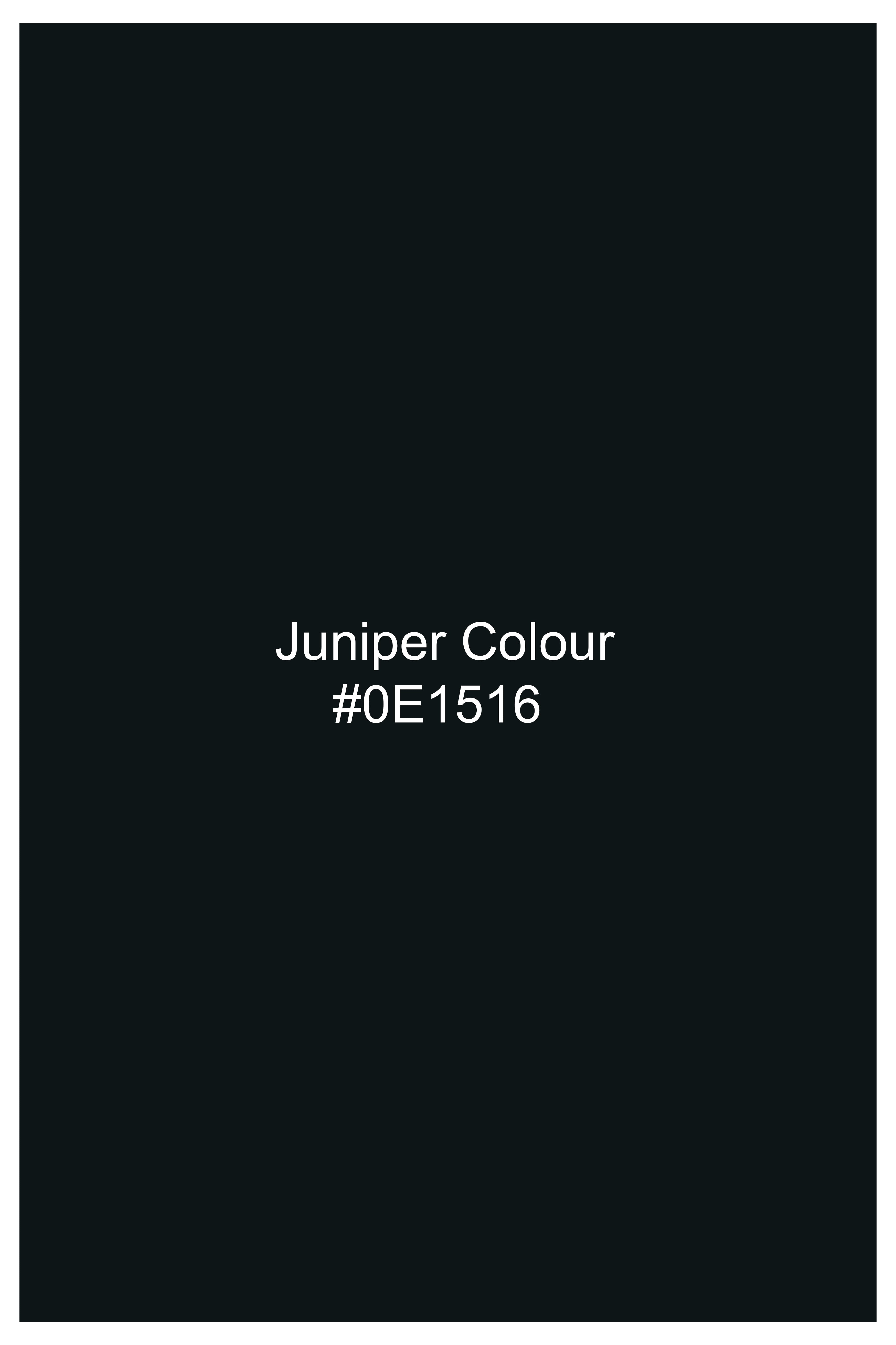 Juniper Green Subtle Sheen Bandhgala/Mandarin Blazer